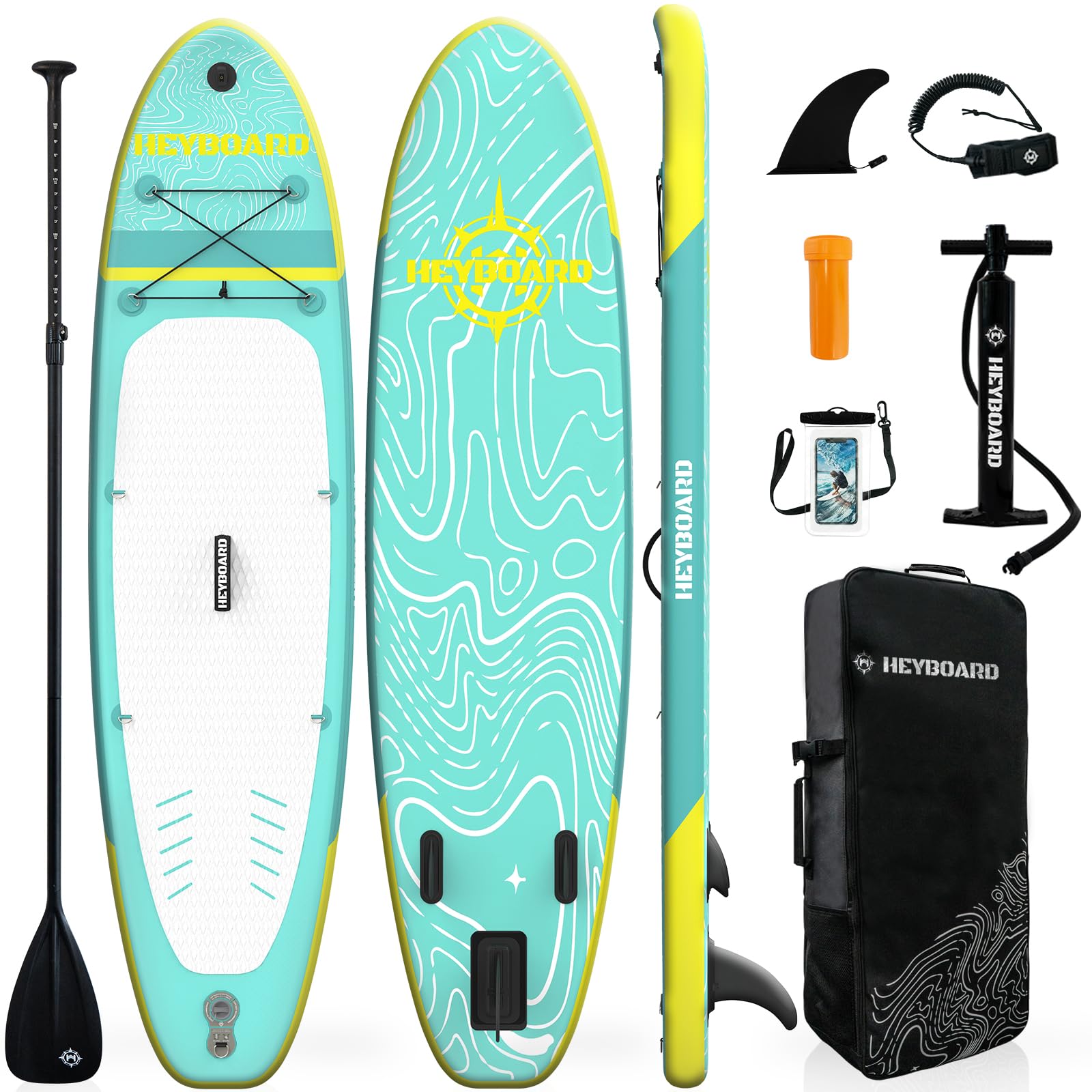 10'6" Inflatable SUP Board Set