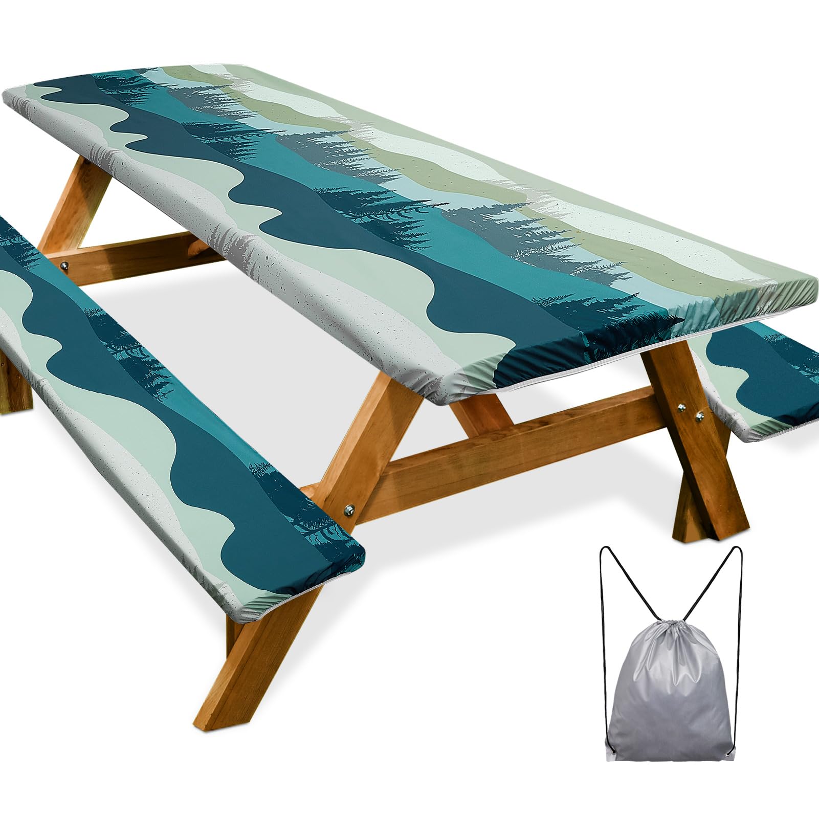 Waterproof Picnic Table Cover Set