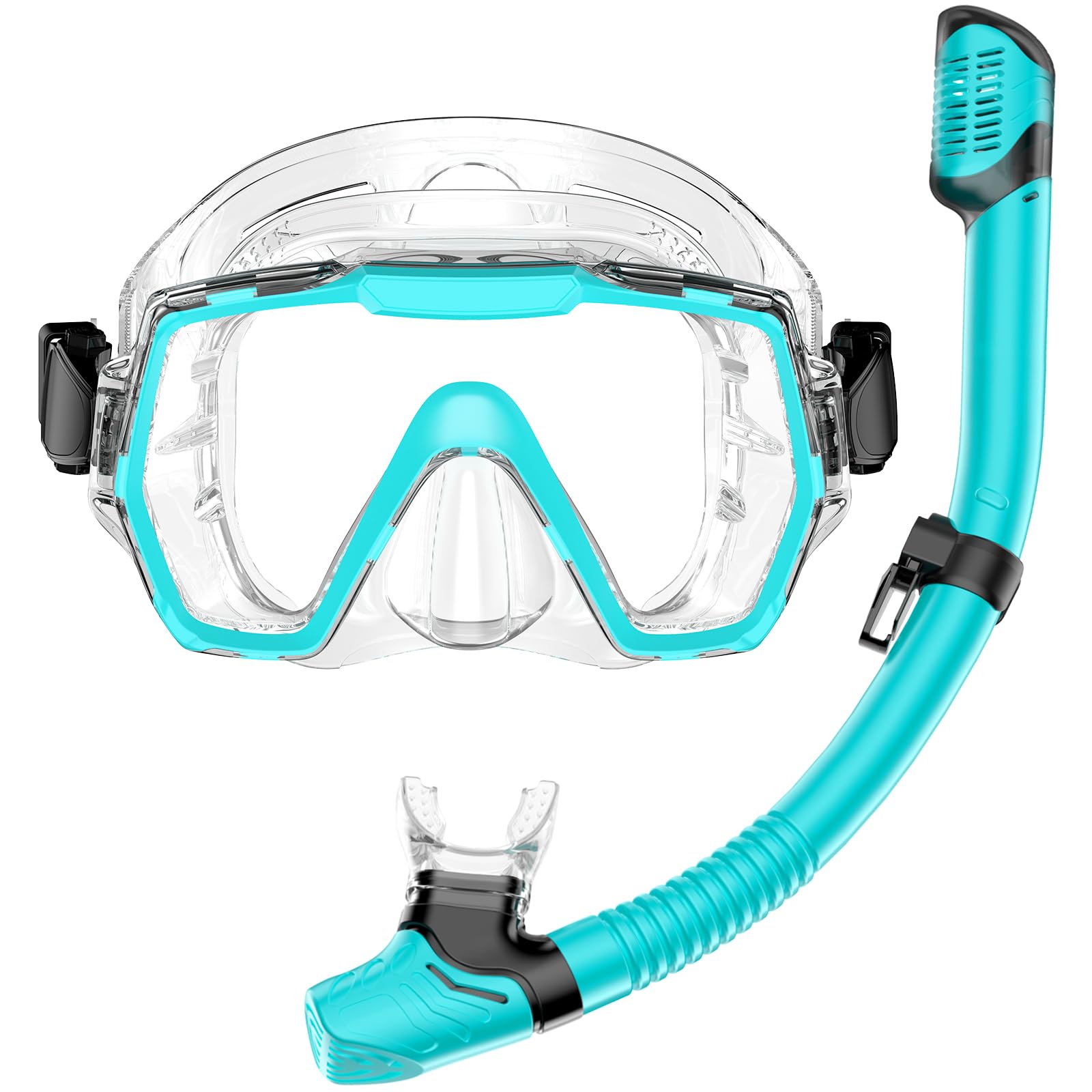 Adult Dry Top Snorkel Set
