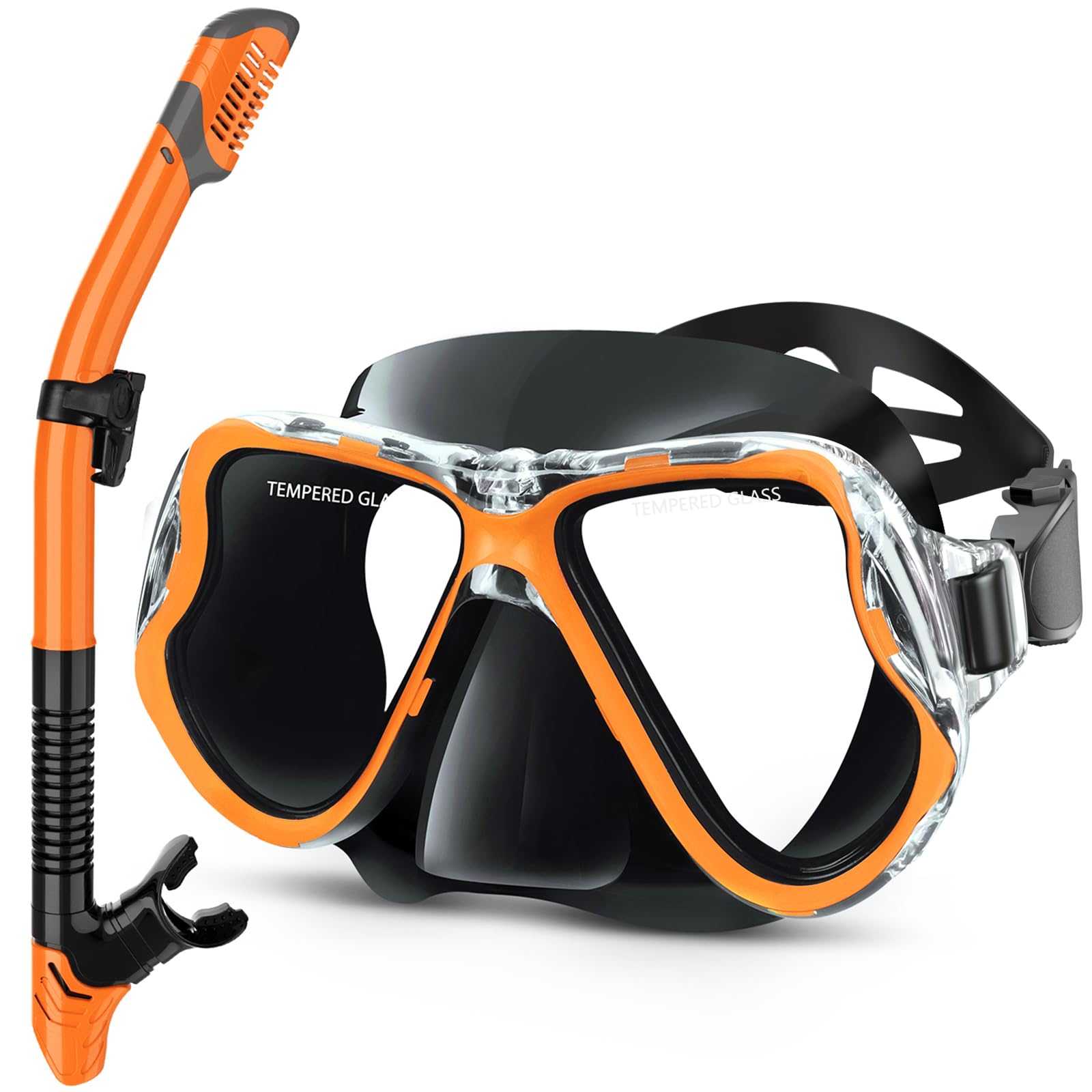 Dry Snorkel Set with Panoramic Mask