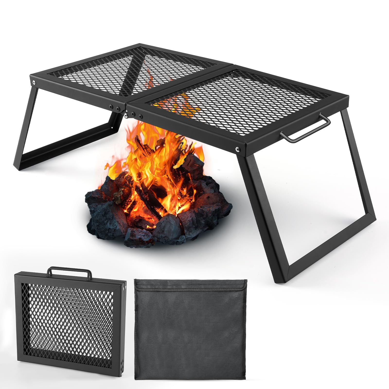 Folding Campfire Grill Rack