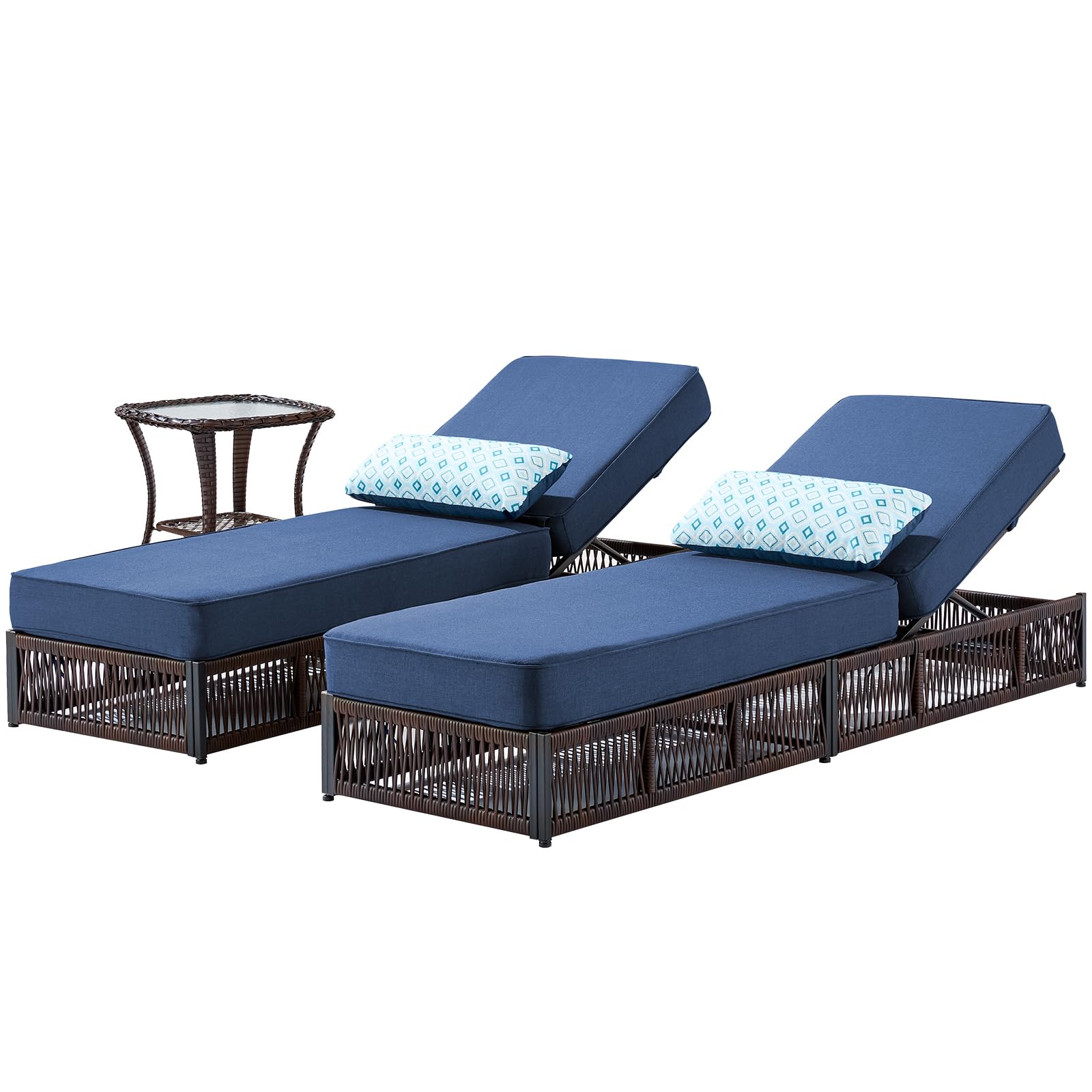 Luxury Patio Chaise Lounge Chair