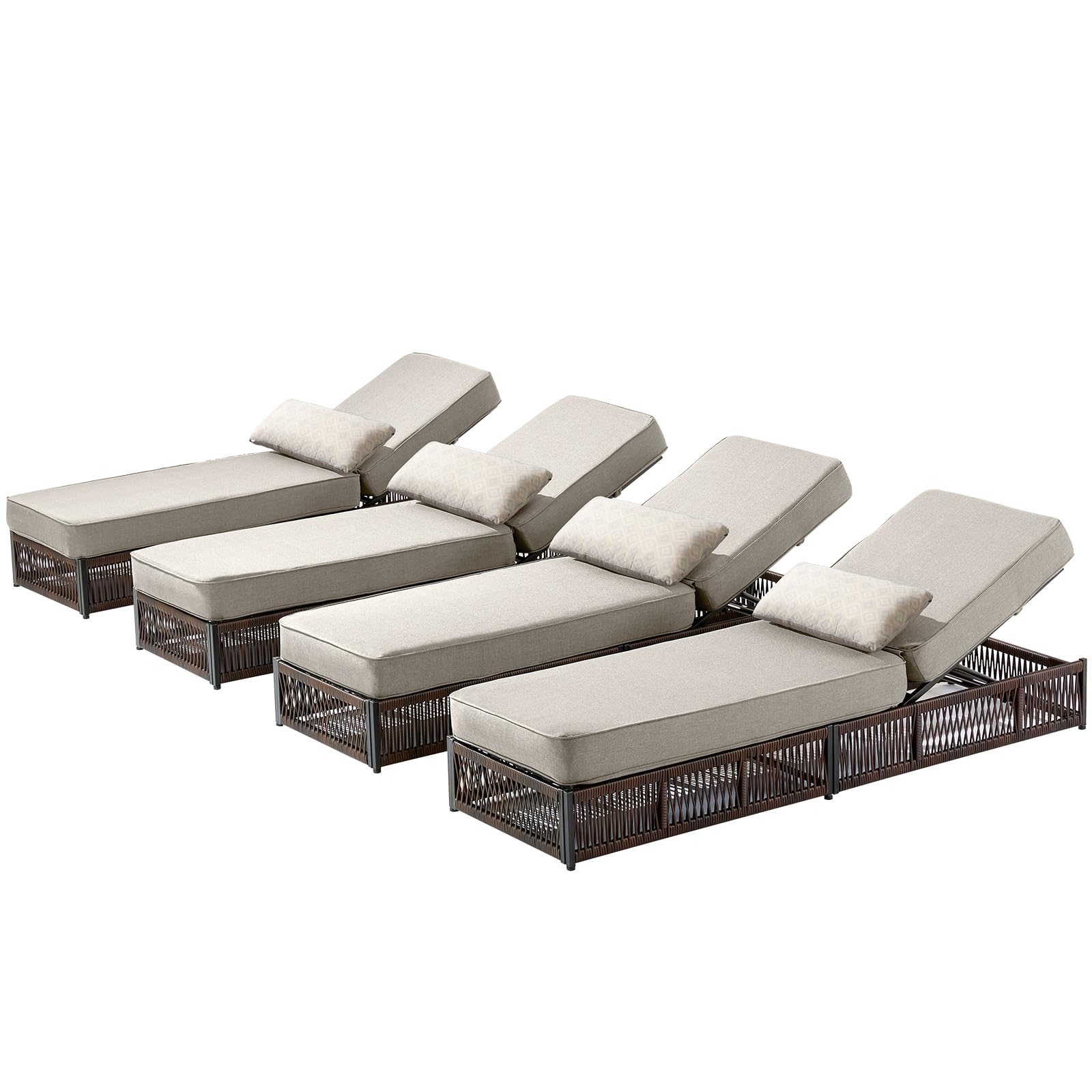Luxury Patio Chaise Lounge Chair