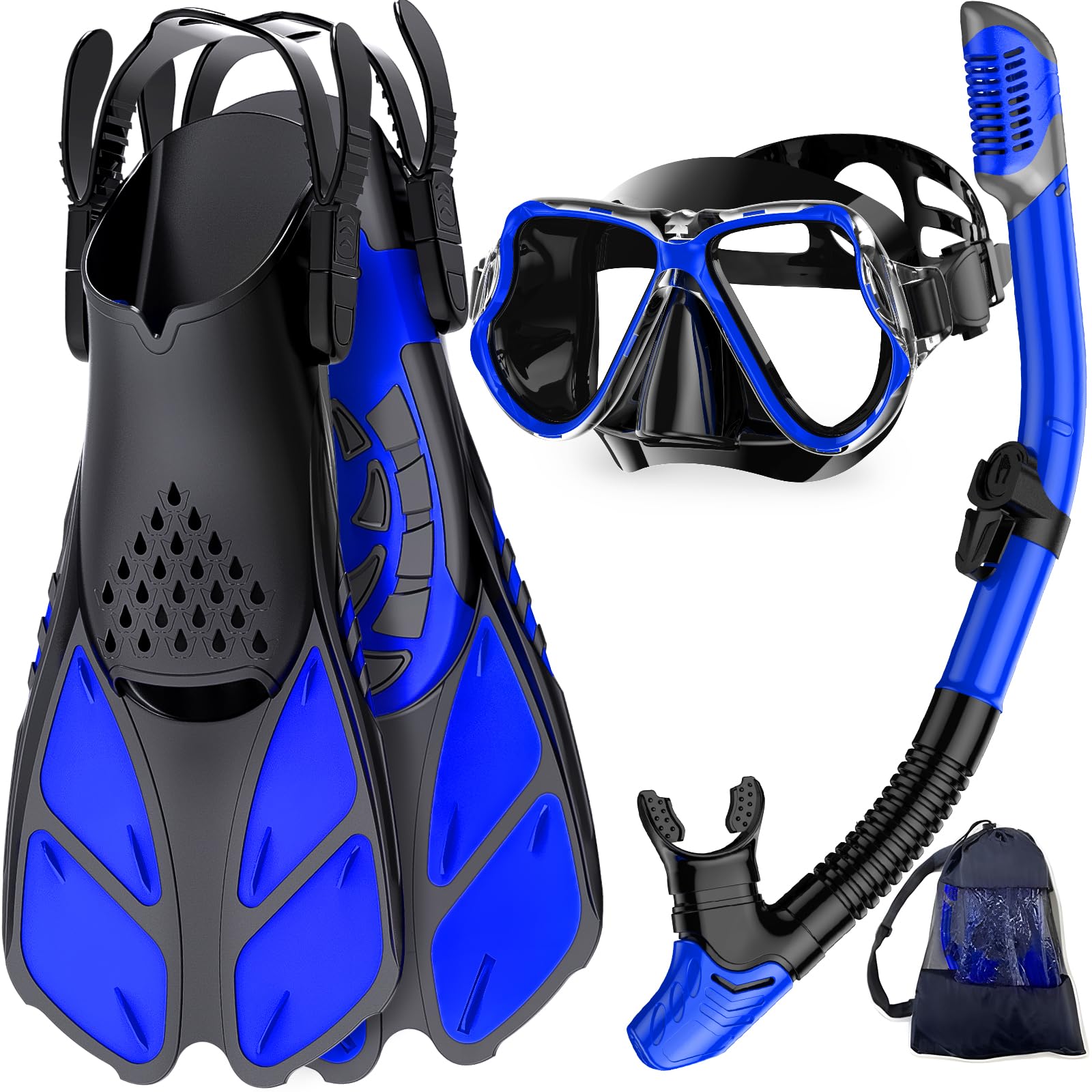 Snorkeling Set with Fins and Mask