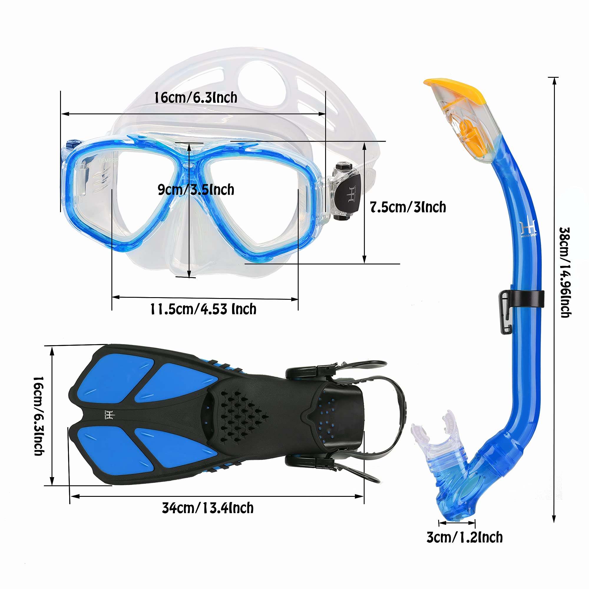 Kids Snorkeling Set with Fins