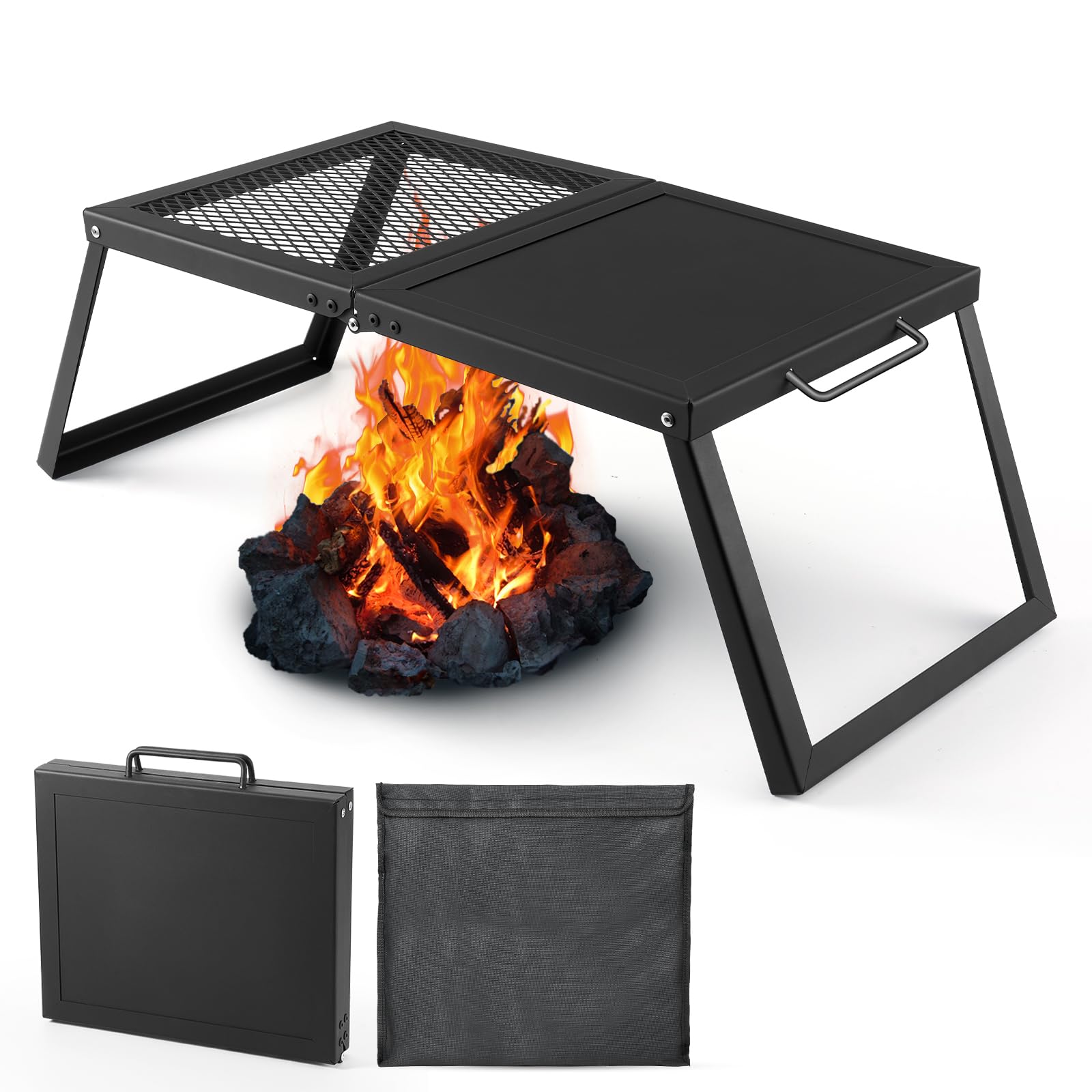Folding Campfire Grill Rack