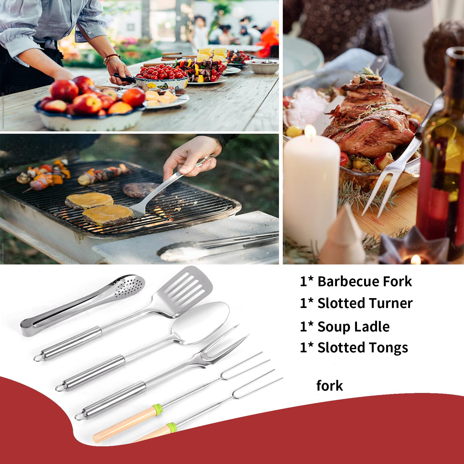 27-Piece Camping Kitchen Utensil Set
