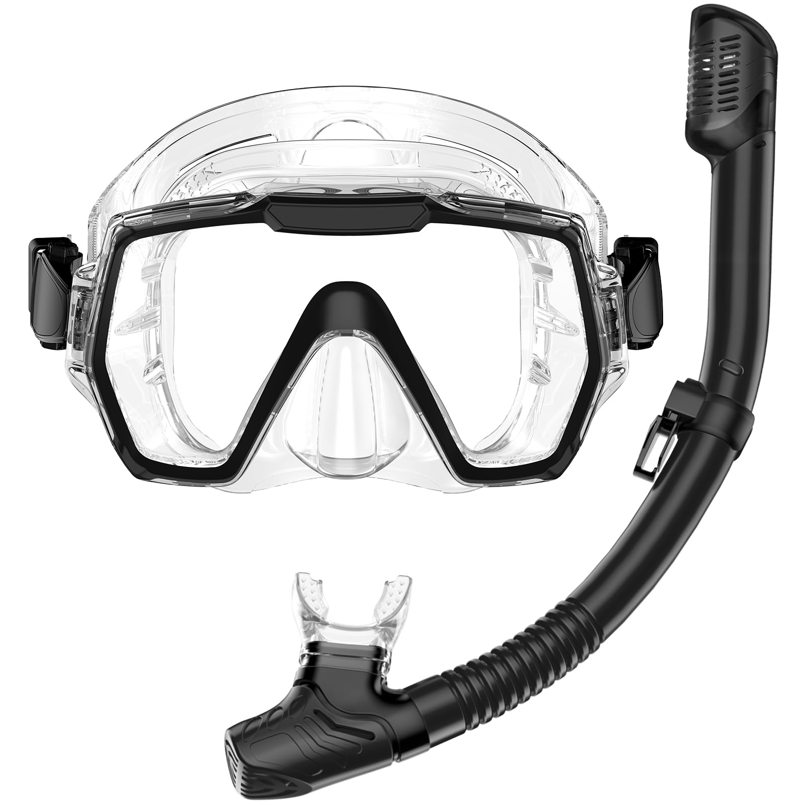 Adult Dry Top Snorkel Set