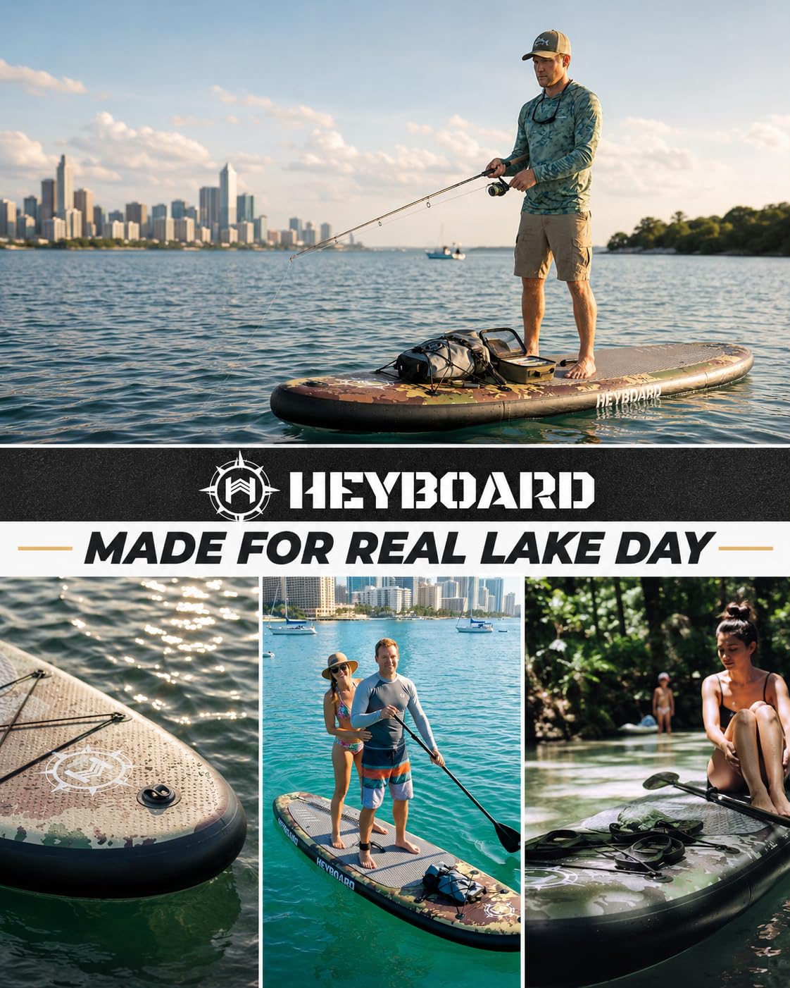 10'6" Inflatable SUP Board Set