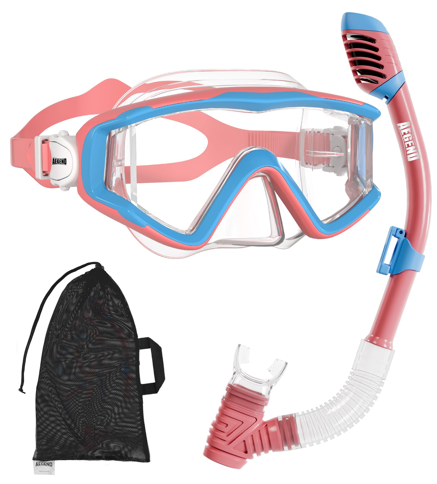 Snorkeling Set with Dry Top Mask