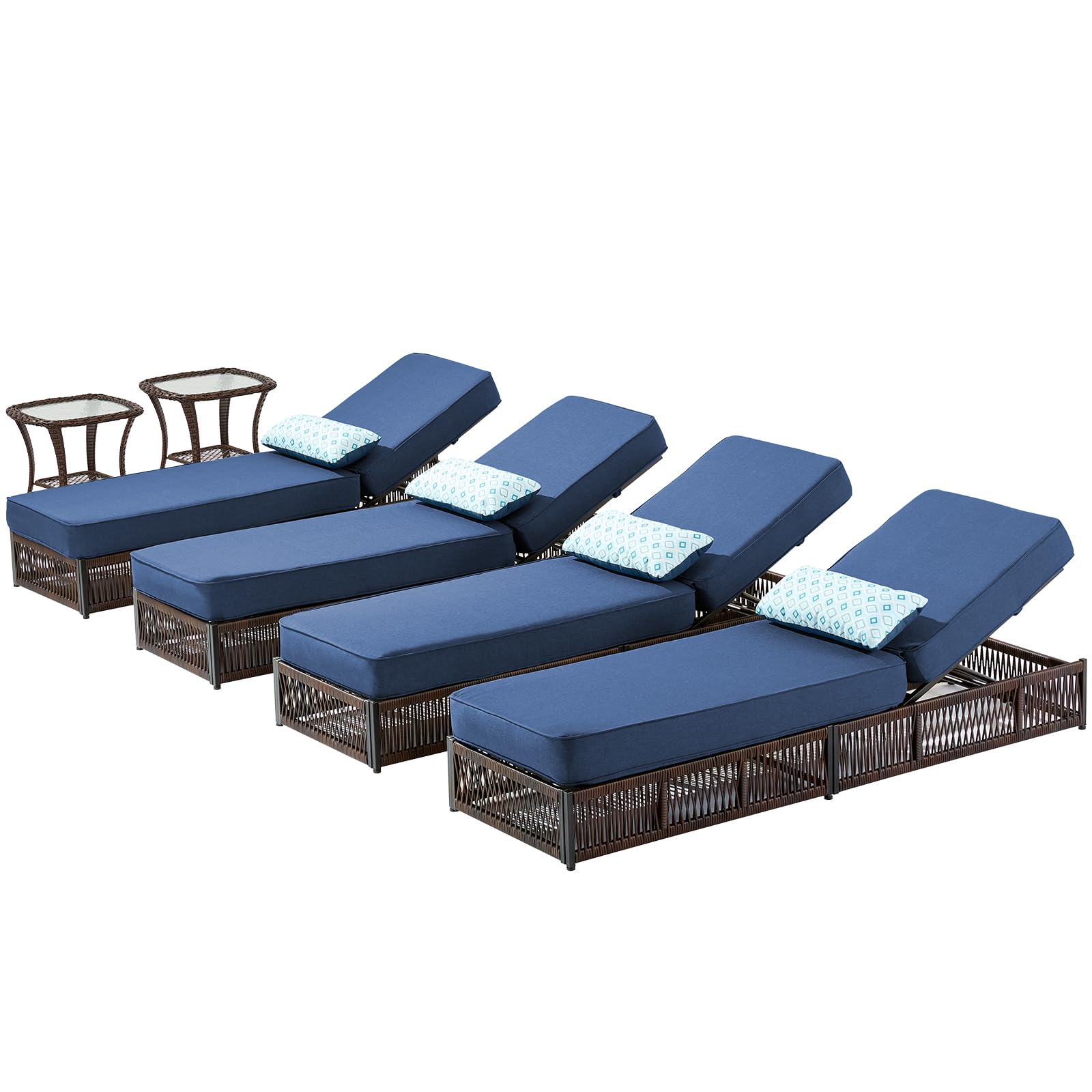 Luxury Patio Chaise Lounge Chair