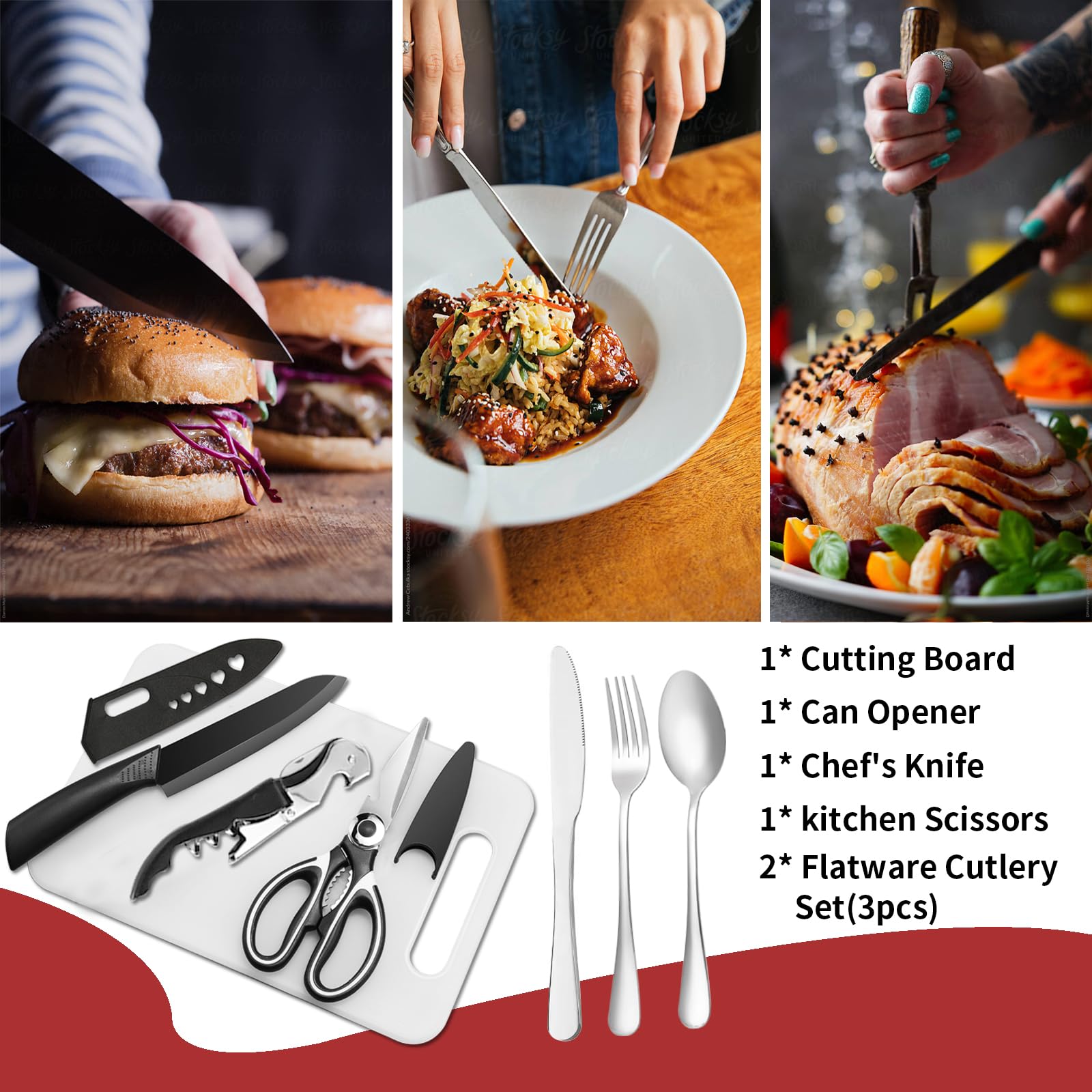 27-Piece Camping Kitchen Utensil Set