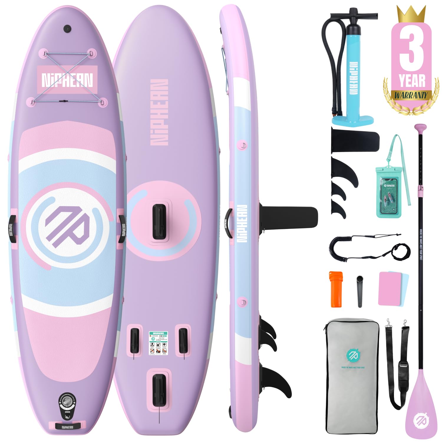 10' Ultra-Light Inflatable SUP Board Set