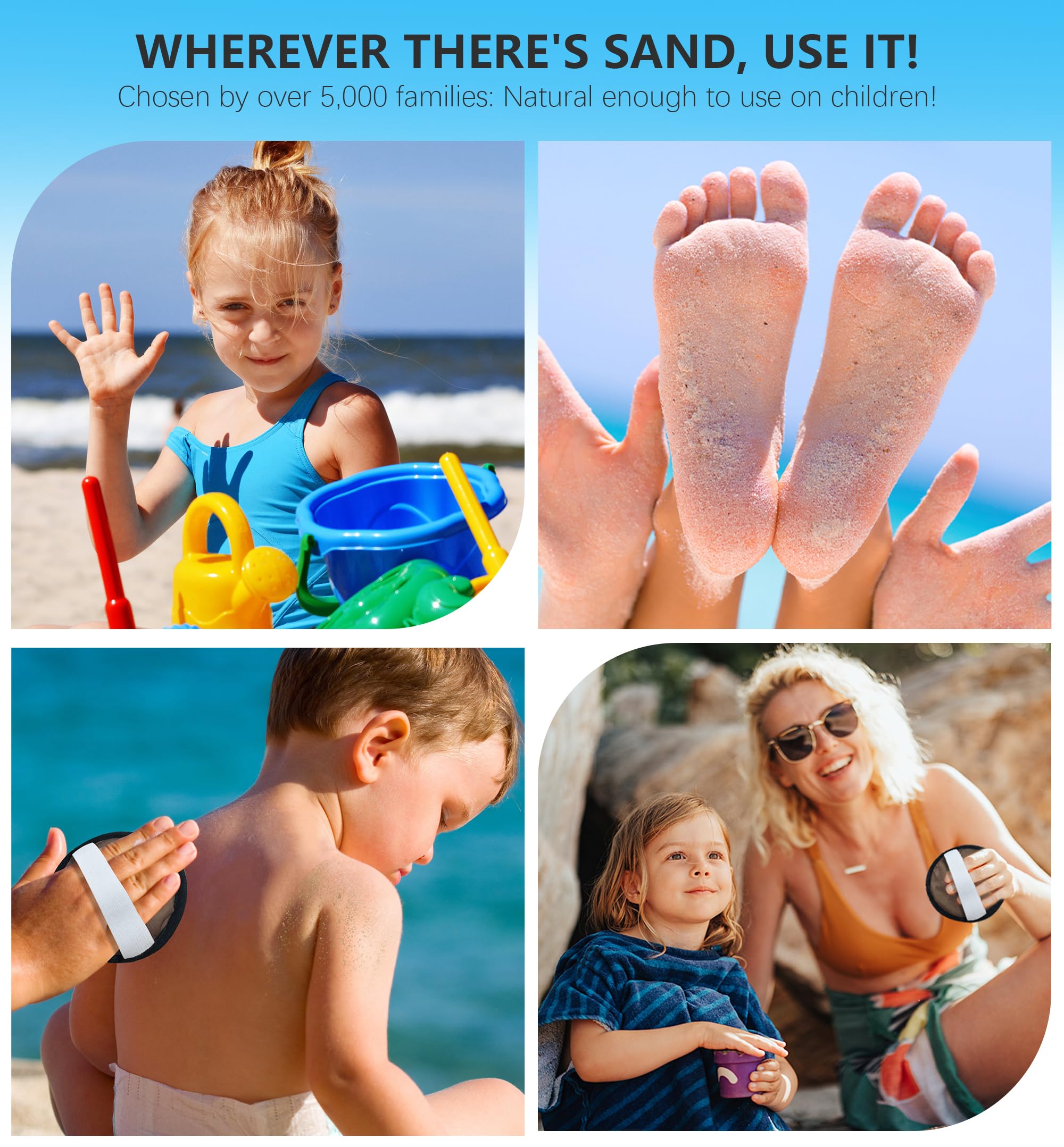 Beach Sand Remover Mitt