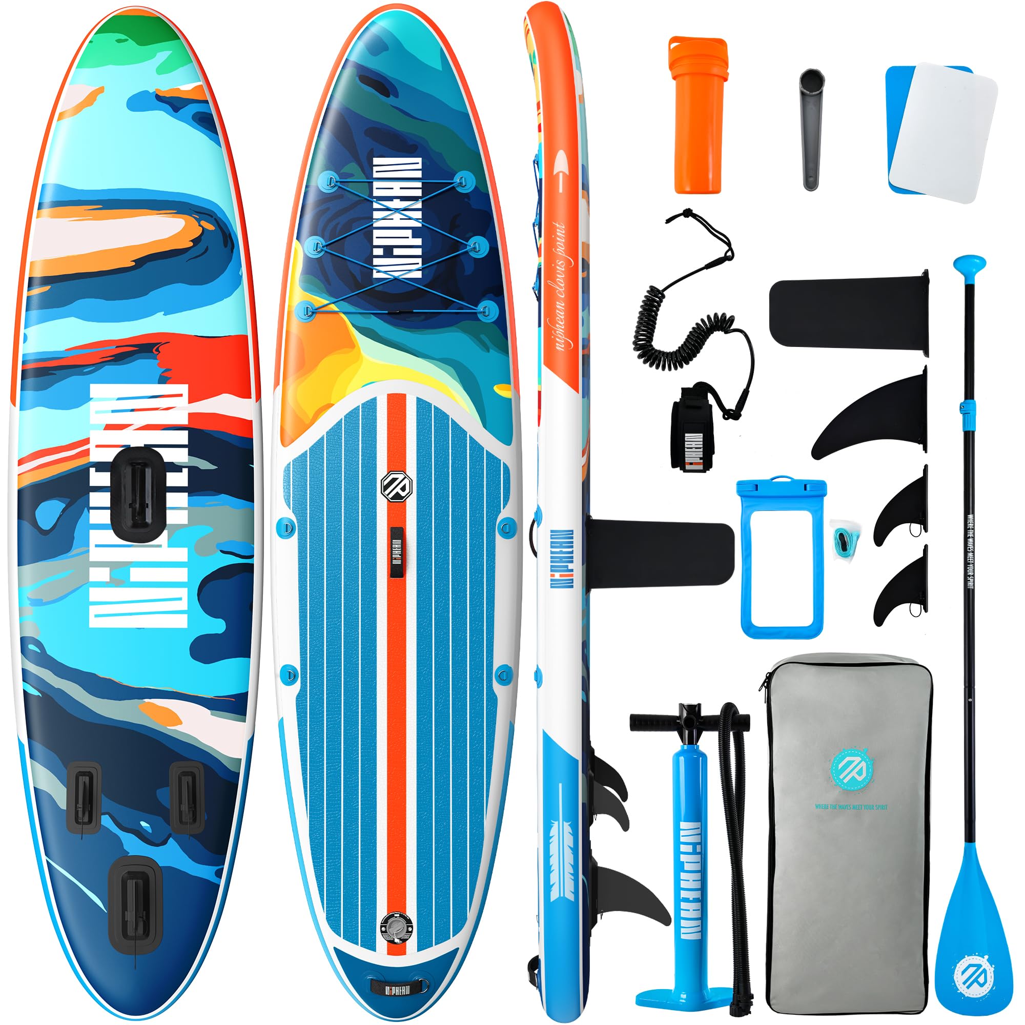 10'6" Inflatable SUP Board Set