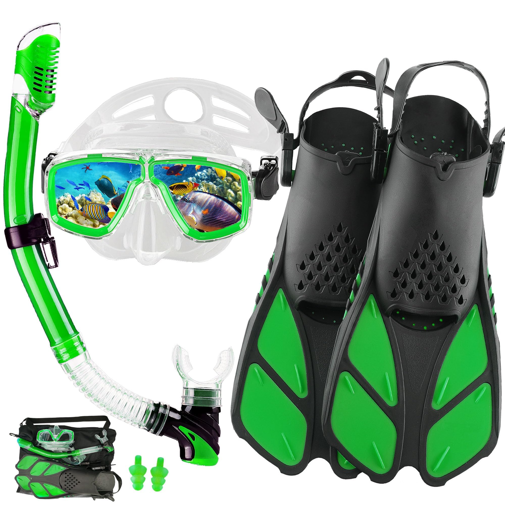Adult Snorkeling Set with Fins