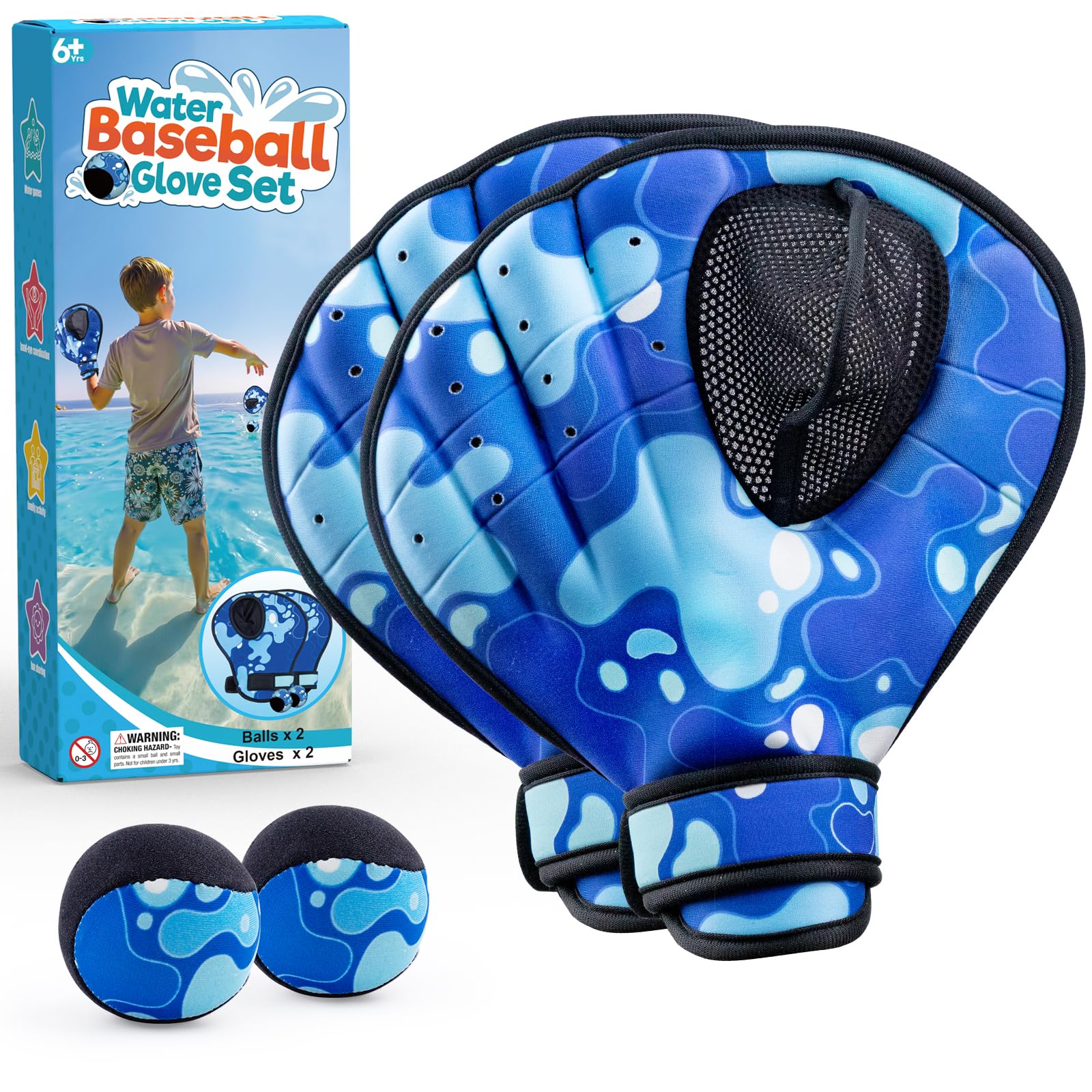 Water Ball and Catch Glove Set