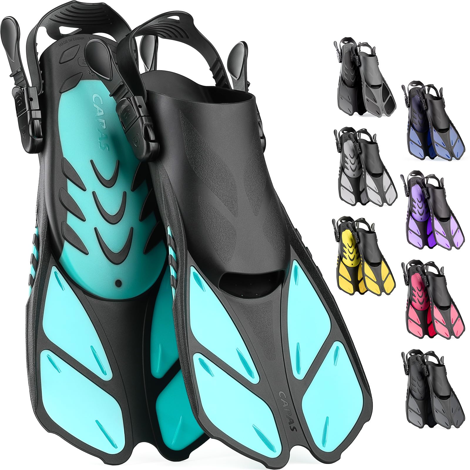 Adjustable Snorkel Swim Fins