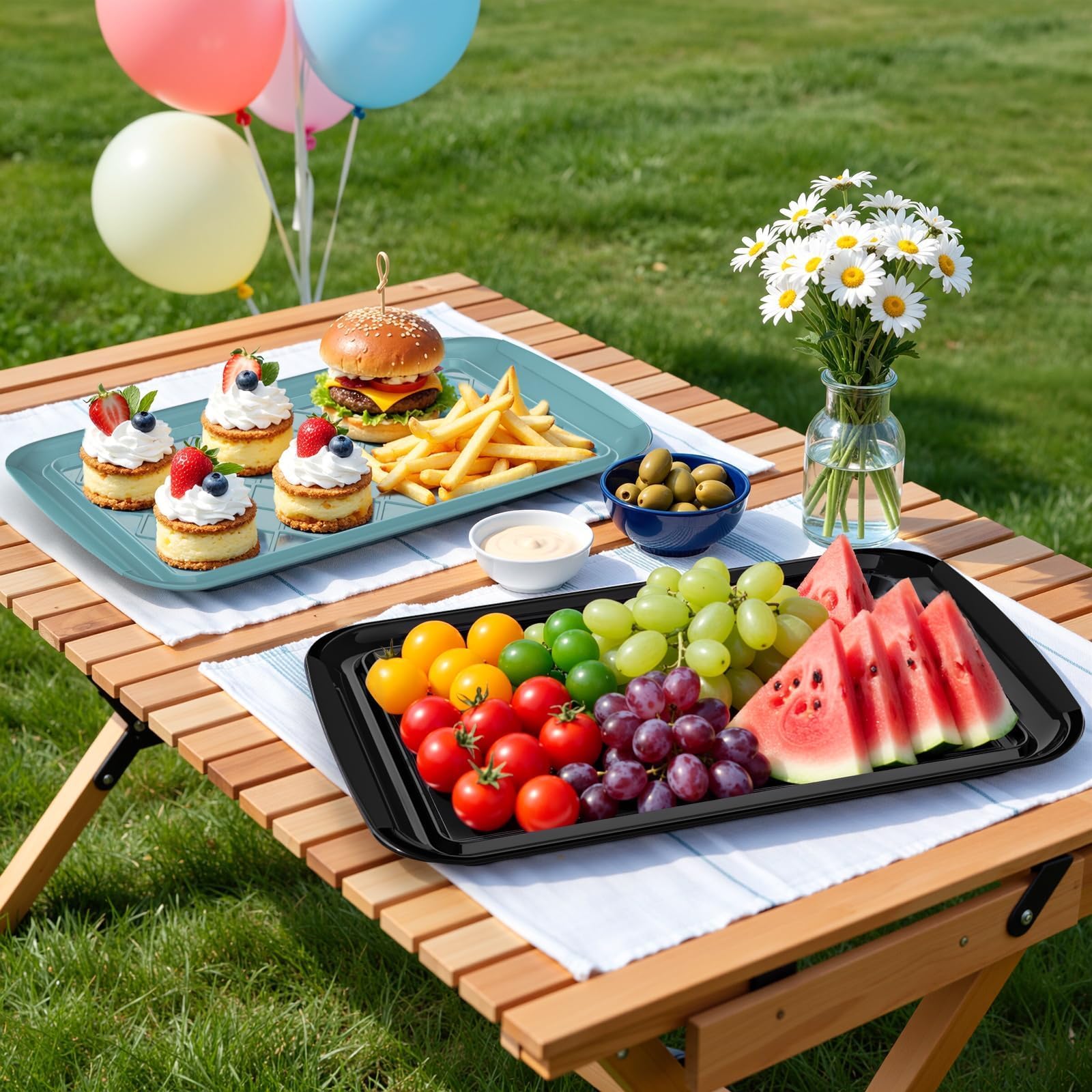Large Serving Tray Set