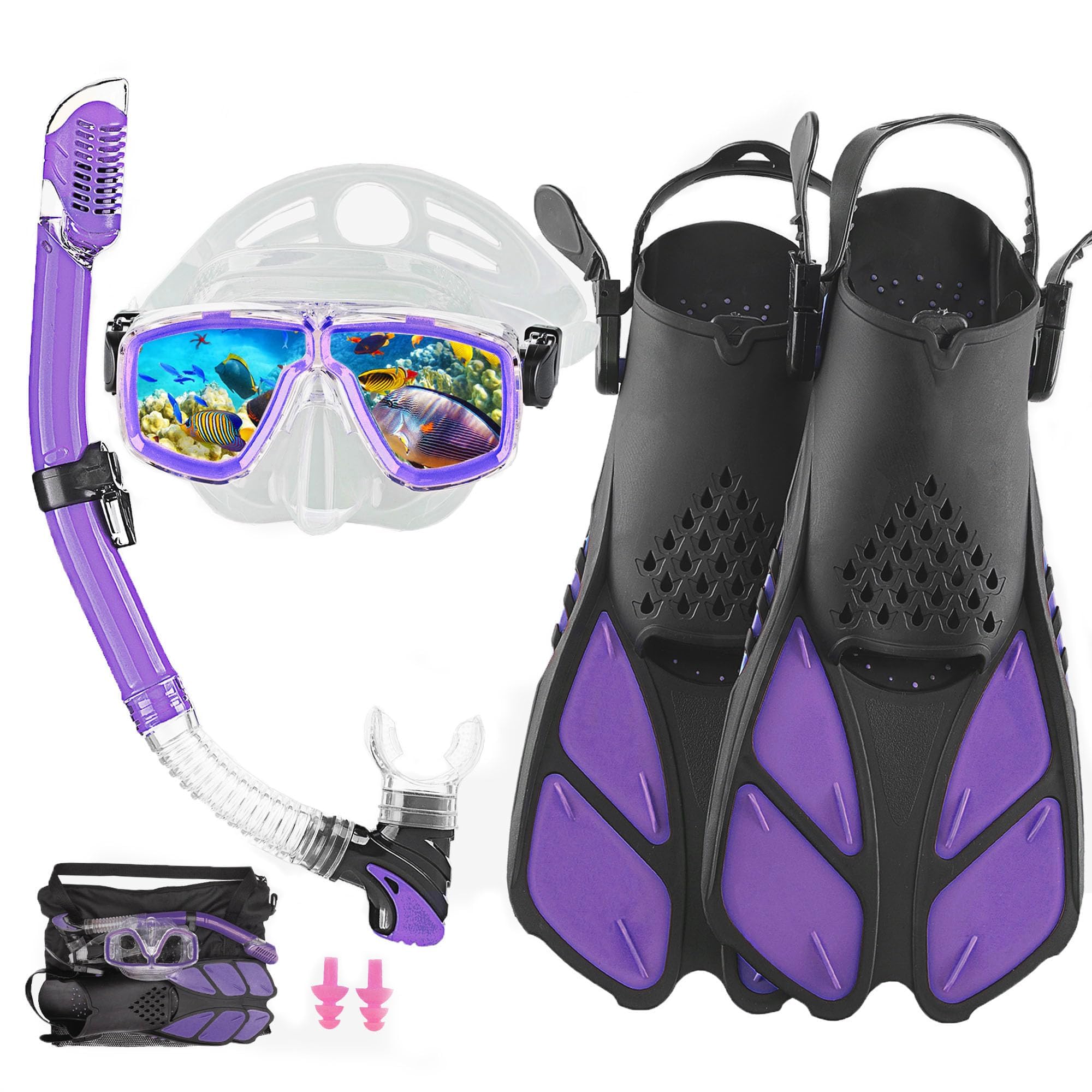 Adult Snorkeling Set with Fins