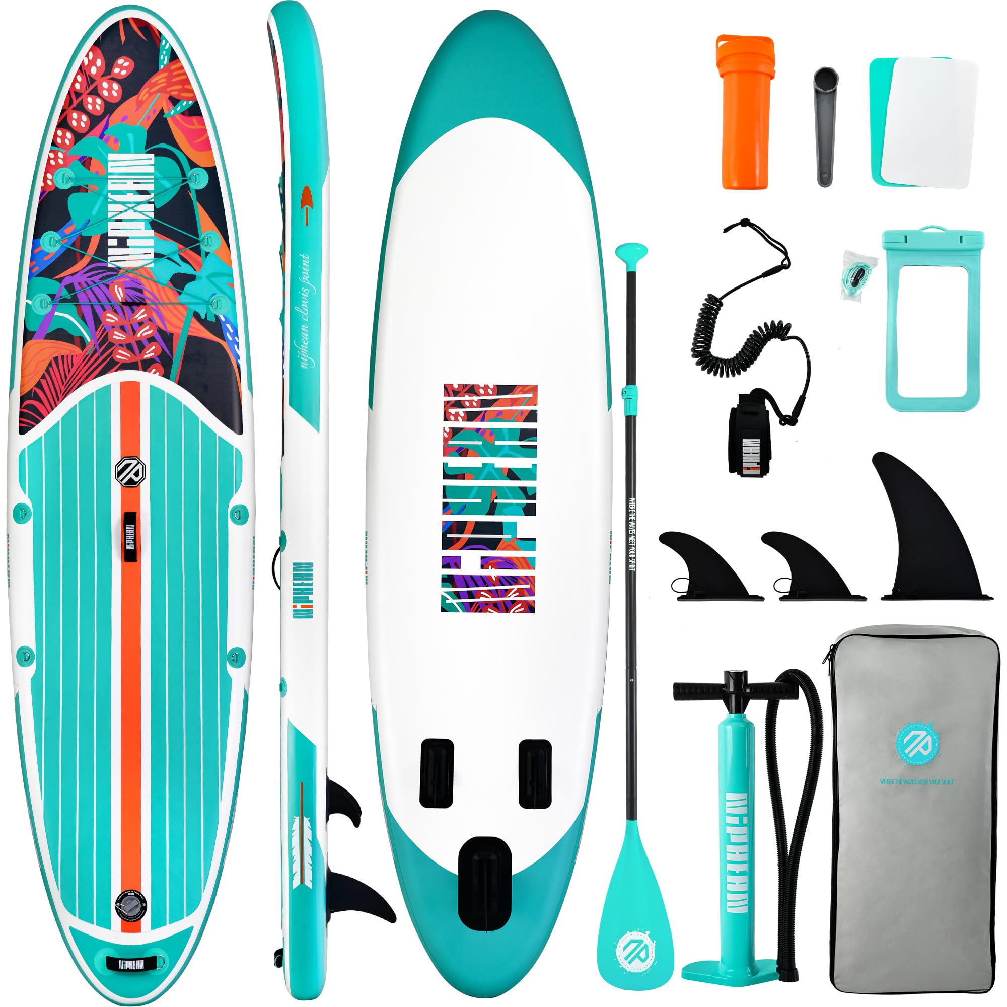 10'6" Inflatable SUP Board Set