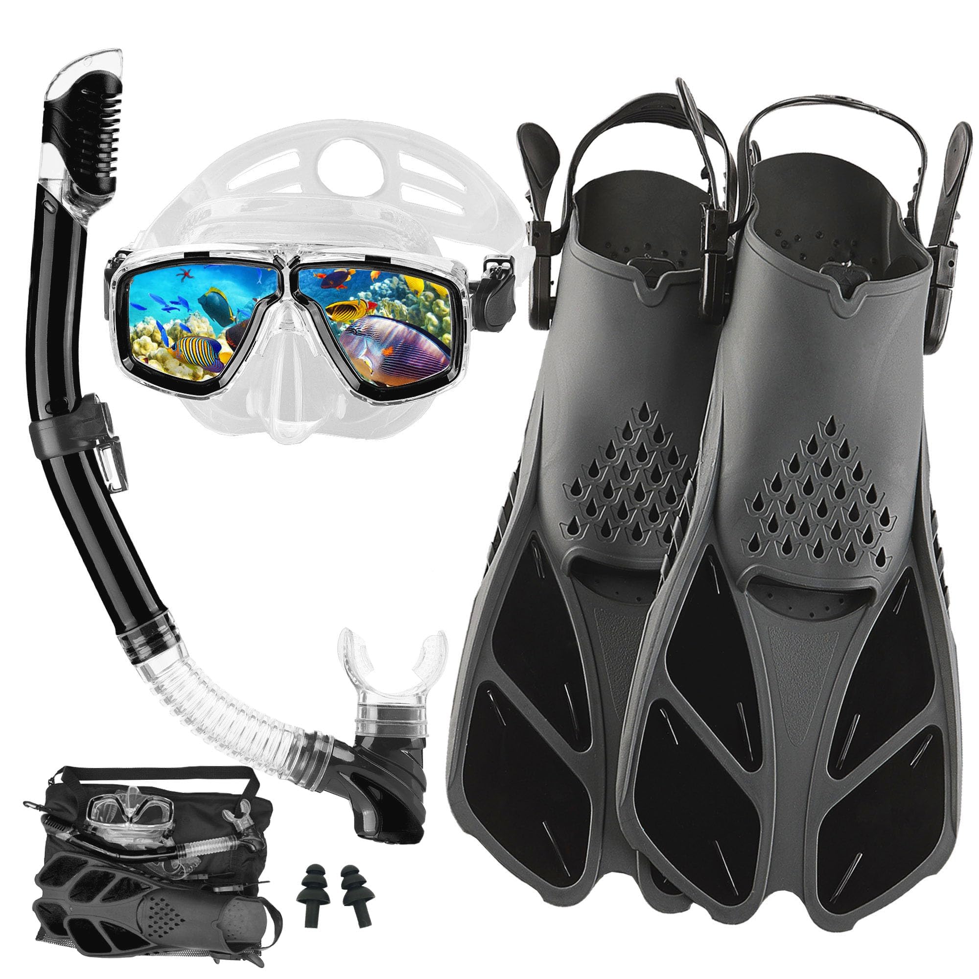 Adult Snorkeling Set with Fins
