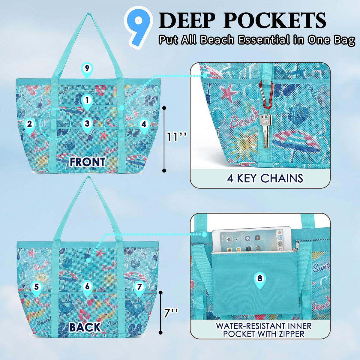 Simple to carry, prepare, clean and store