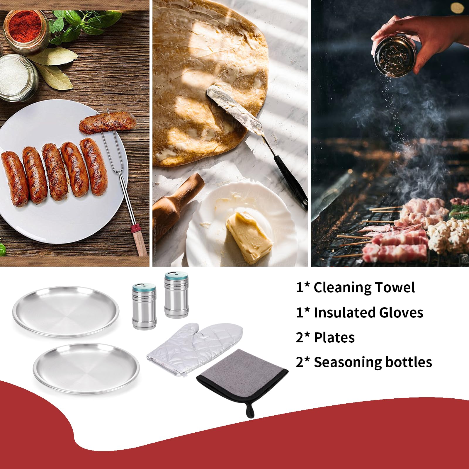 27-Piece Camping Kitchen Utensil Set