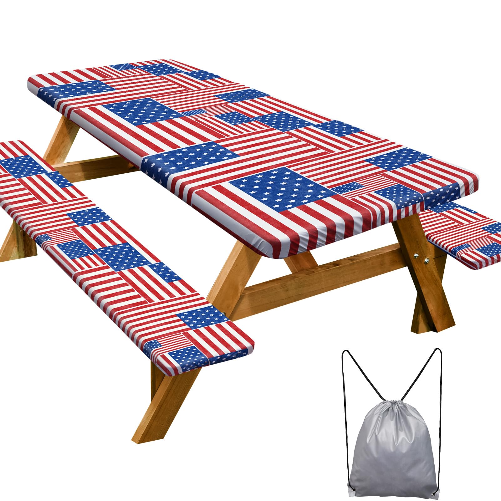 Waterproof Picnic Table Cover Set