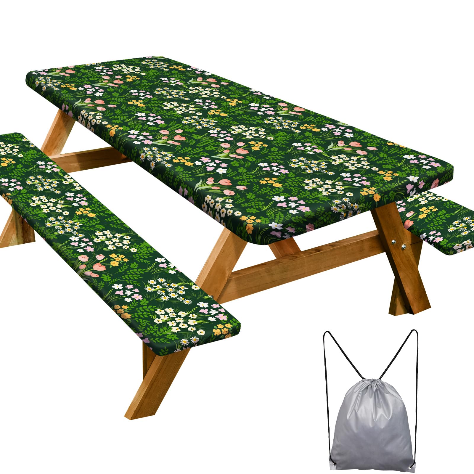Waterproof Picnic Table Cover Set