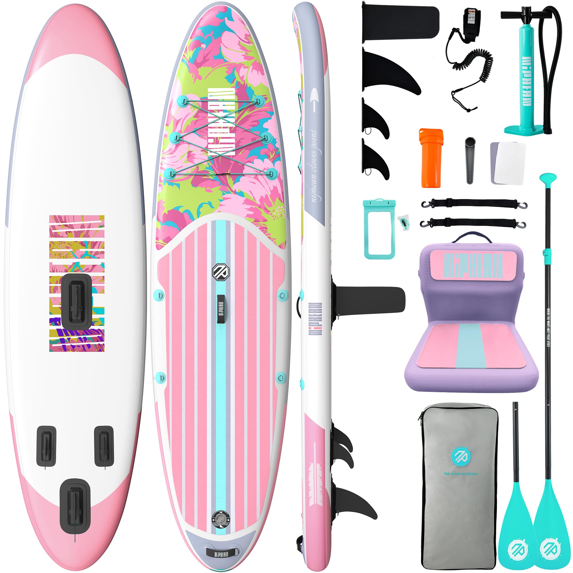 10'6" Inflatable SUP Board Set