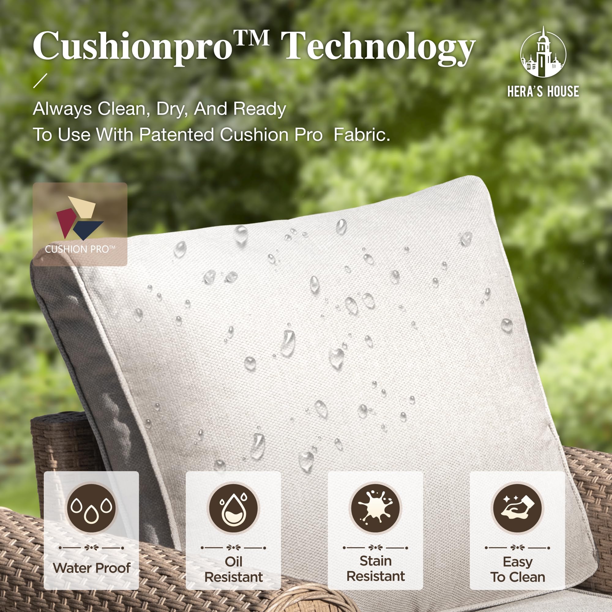 HERA'S HOUSE Patio Furniture Set