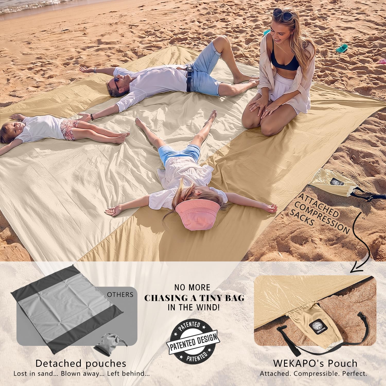 Sandproof Waterproof Beach Blanket