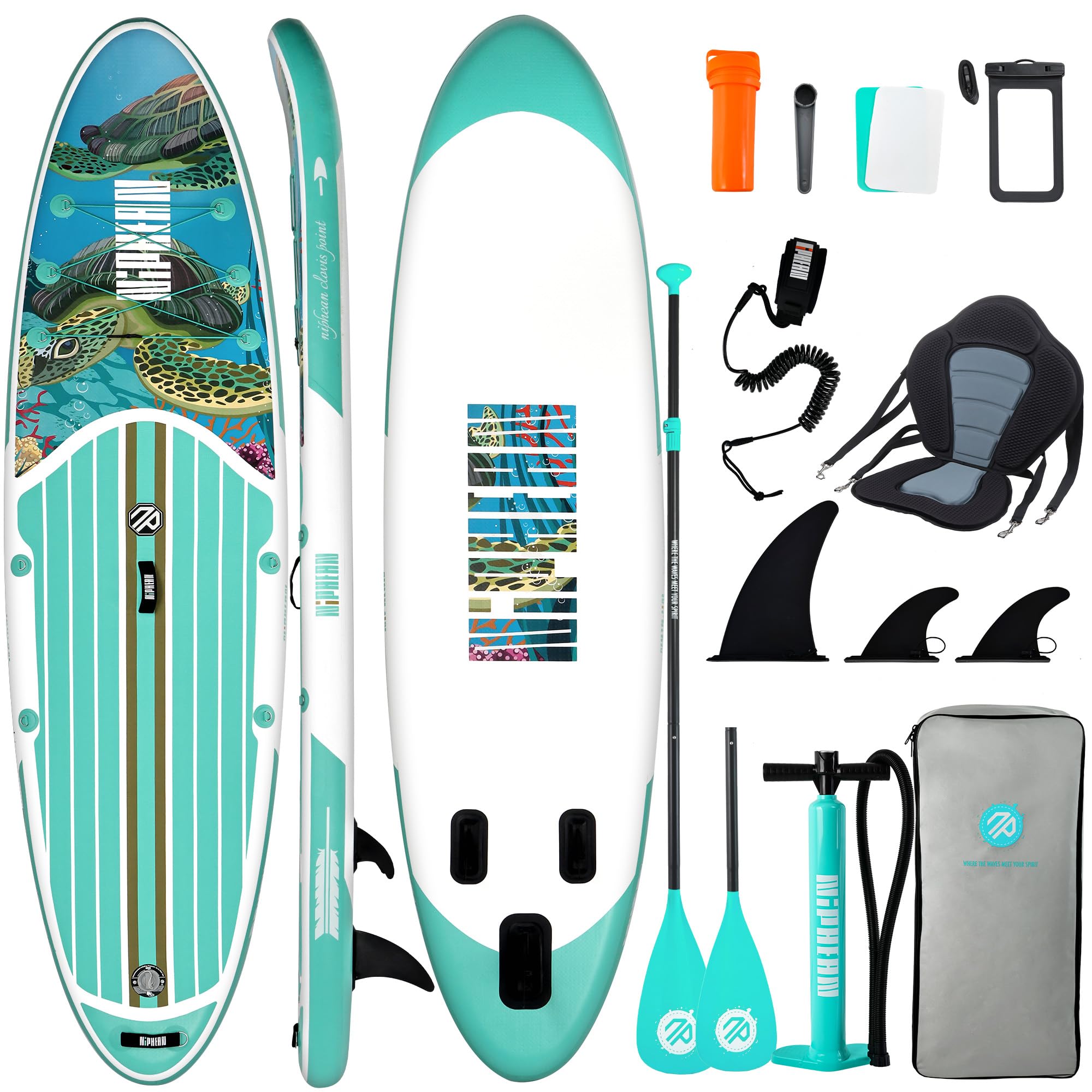 10'6" Inflatable SUP Board Set