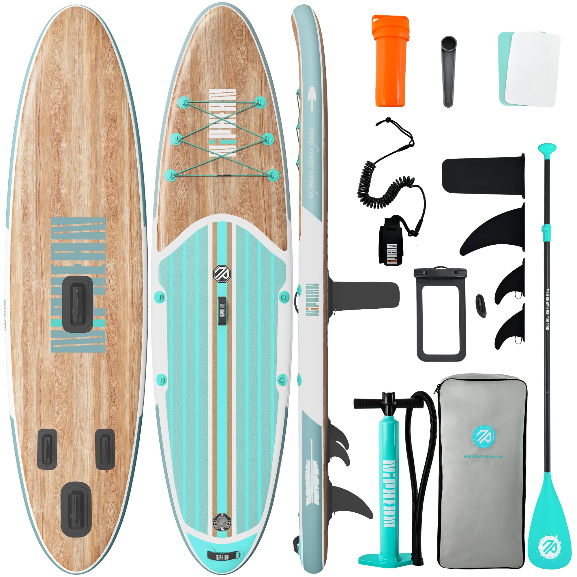 10'6" Inflatable SUP Board Set