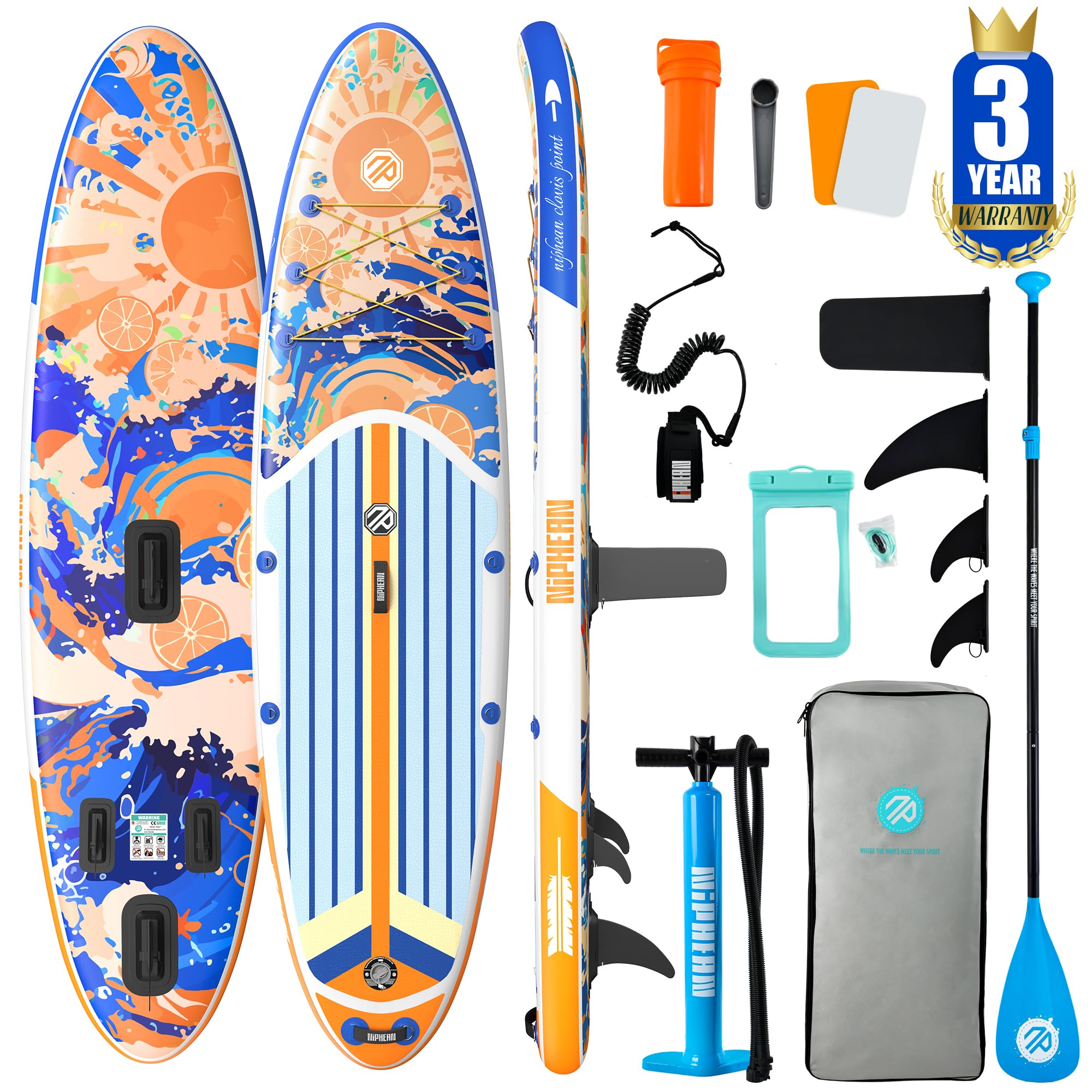 10'6" Inflatable SUP Board Set