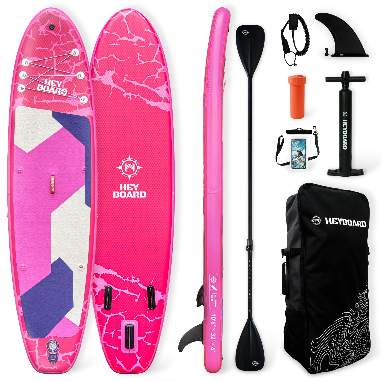 10'6" Inflatable SUP Board Set