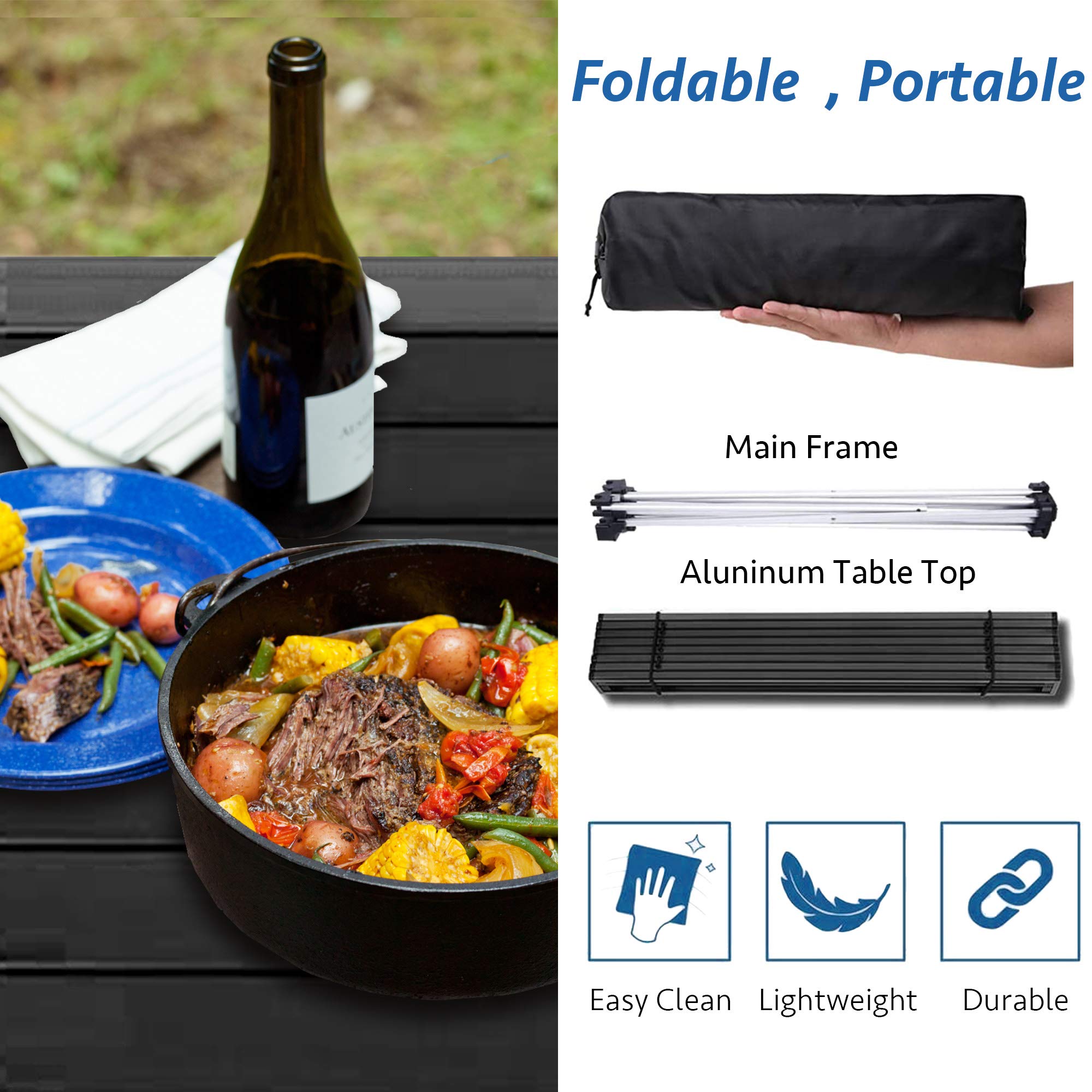 Portable Folding Camping Table