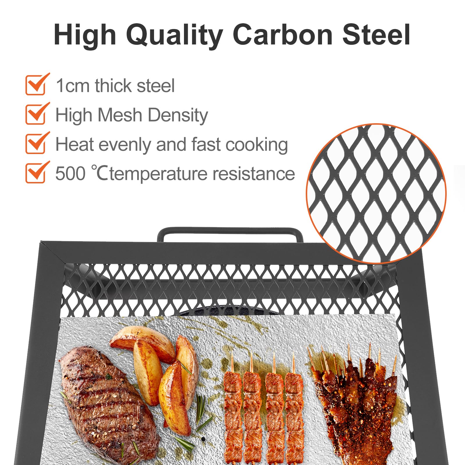 Folding Campfire Grill Rack