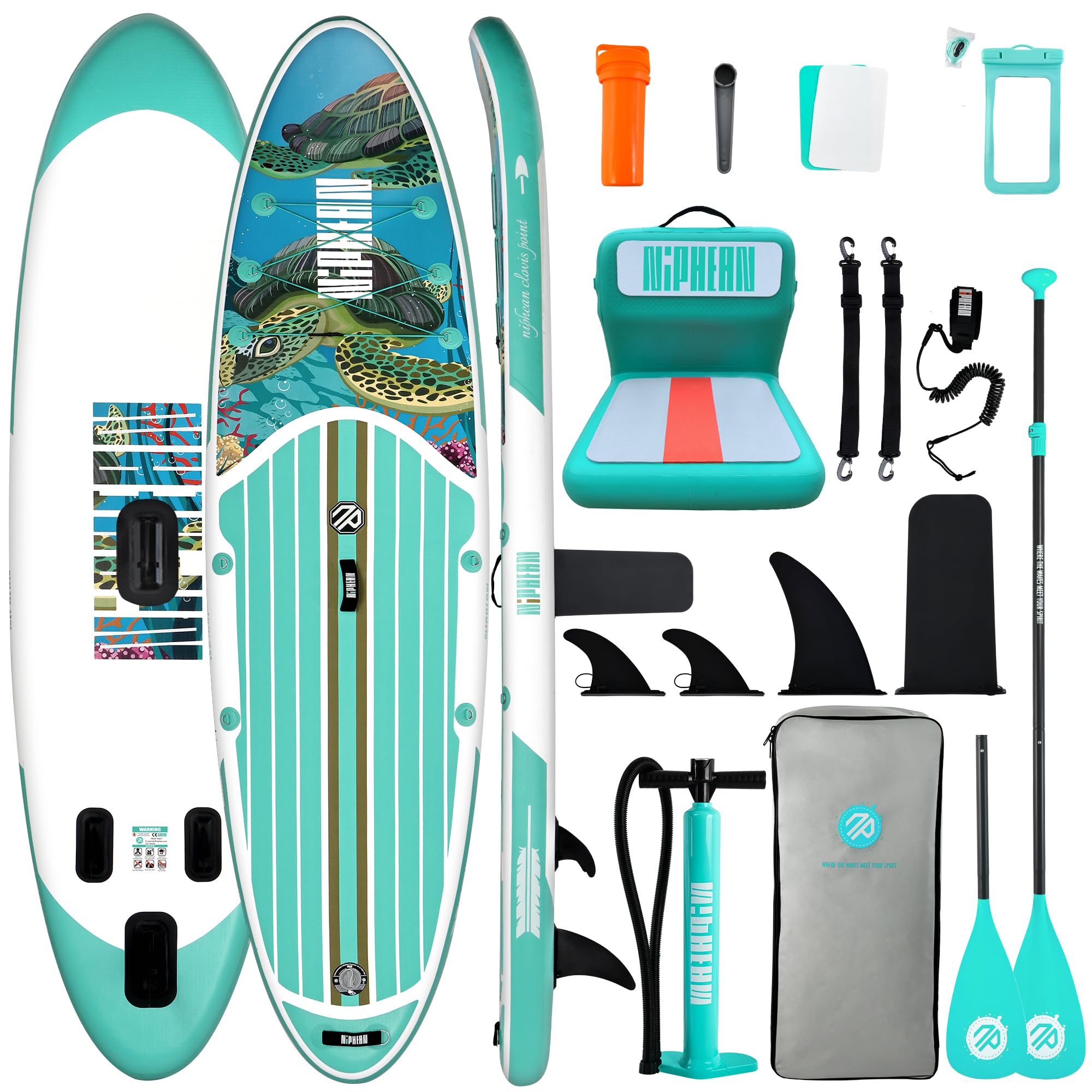 10'6" Inflatable SUP Board Set