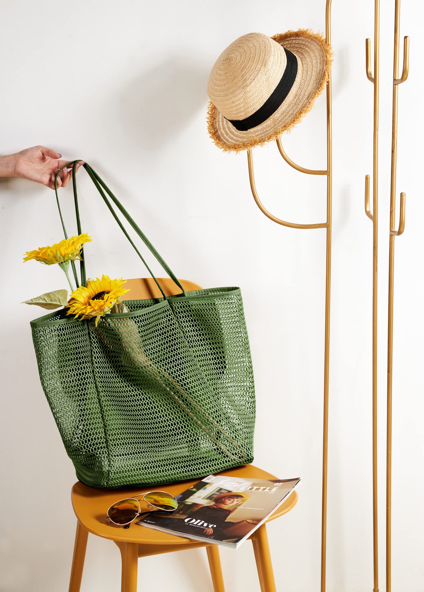 Foldable Nylon Beach Tote Bag