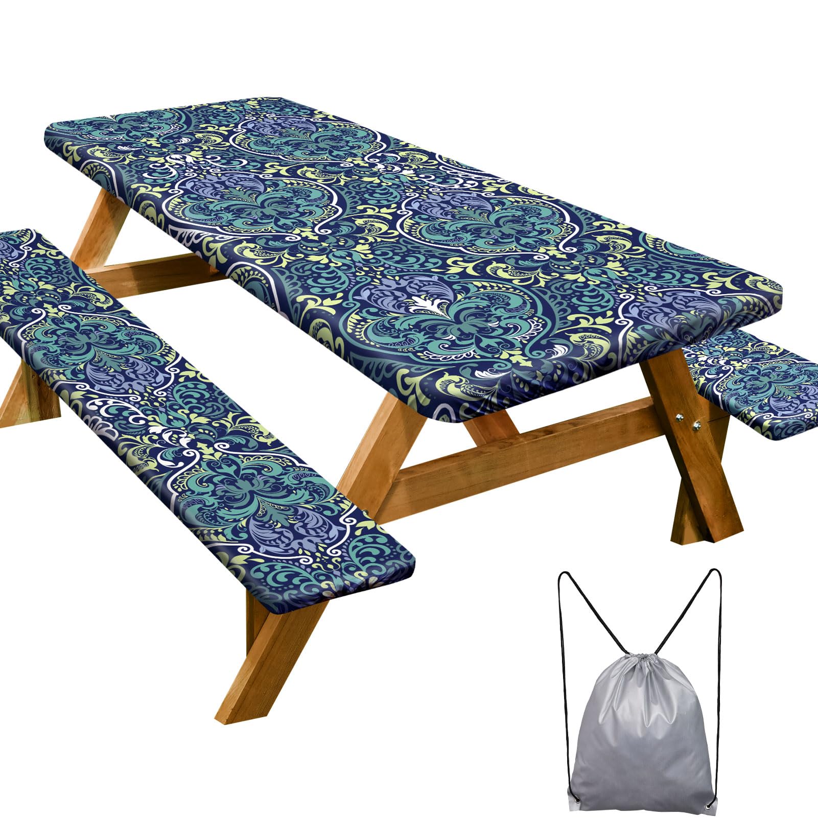 Waterproof Picnic Table Cover Set