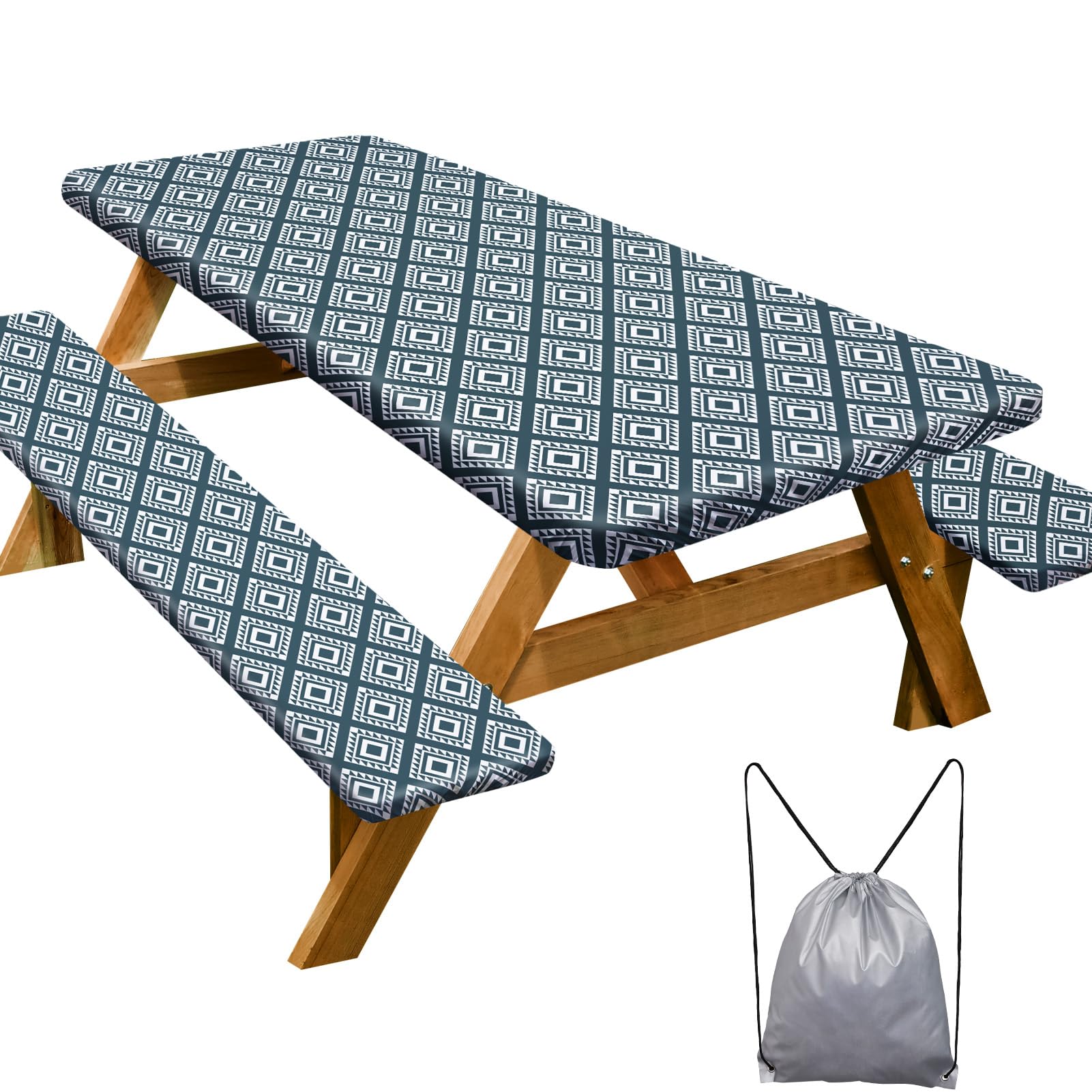 Waterproof Picnic Table Cover Set