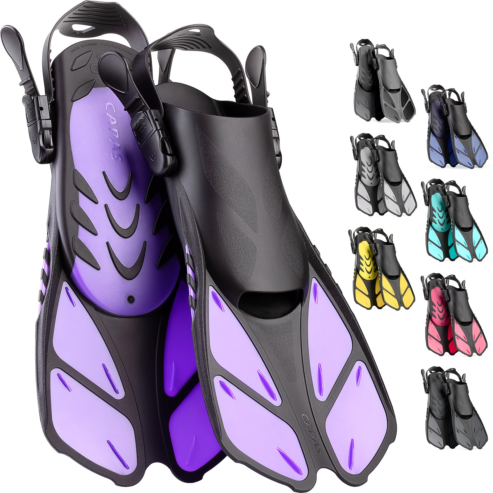 Adjustable Snorkel Swim Fins