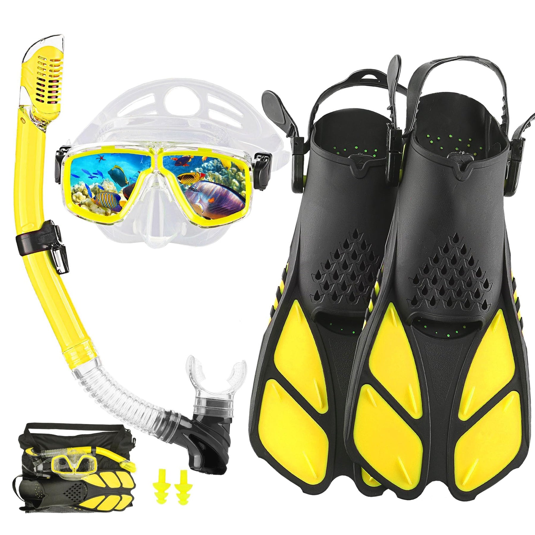 Adult Snorkeling Set with Fins