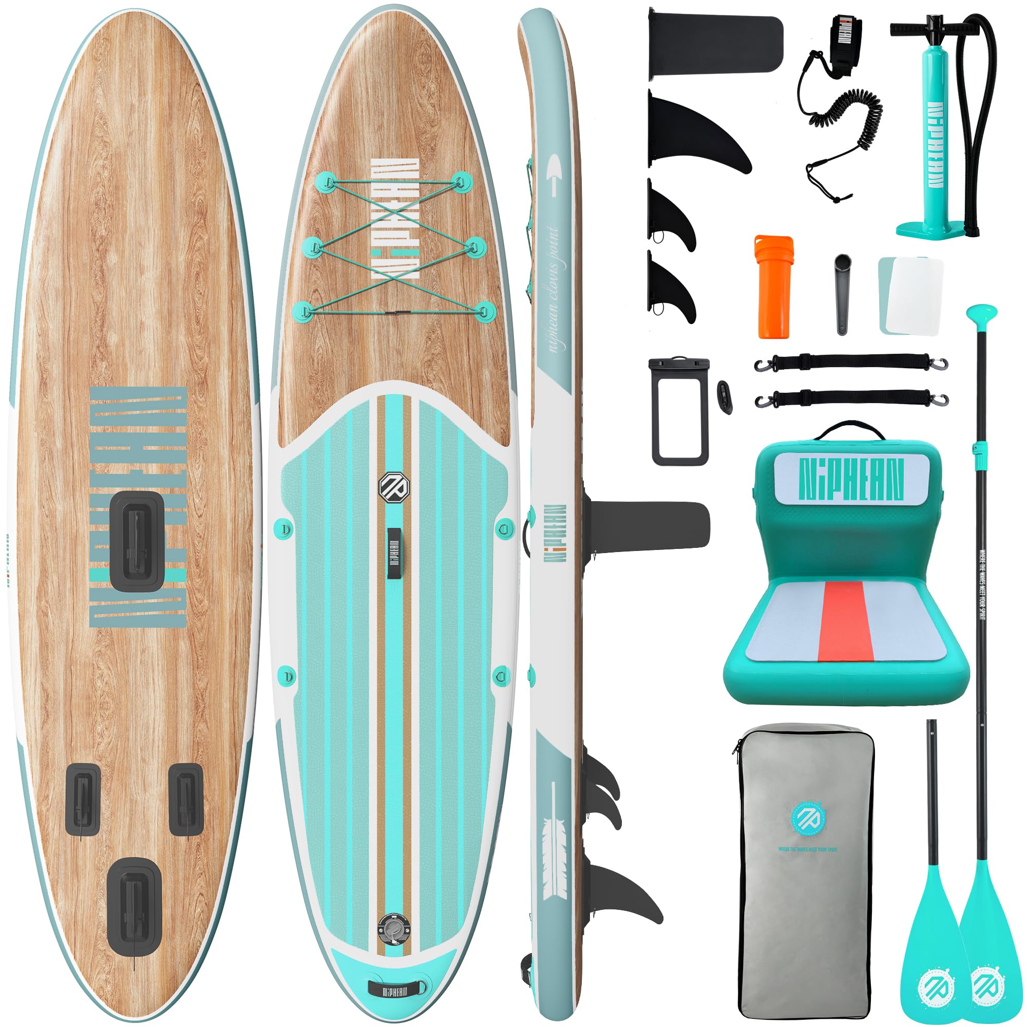 10'6" Inflatable SUP Board Set