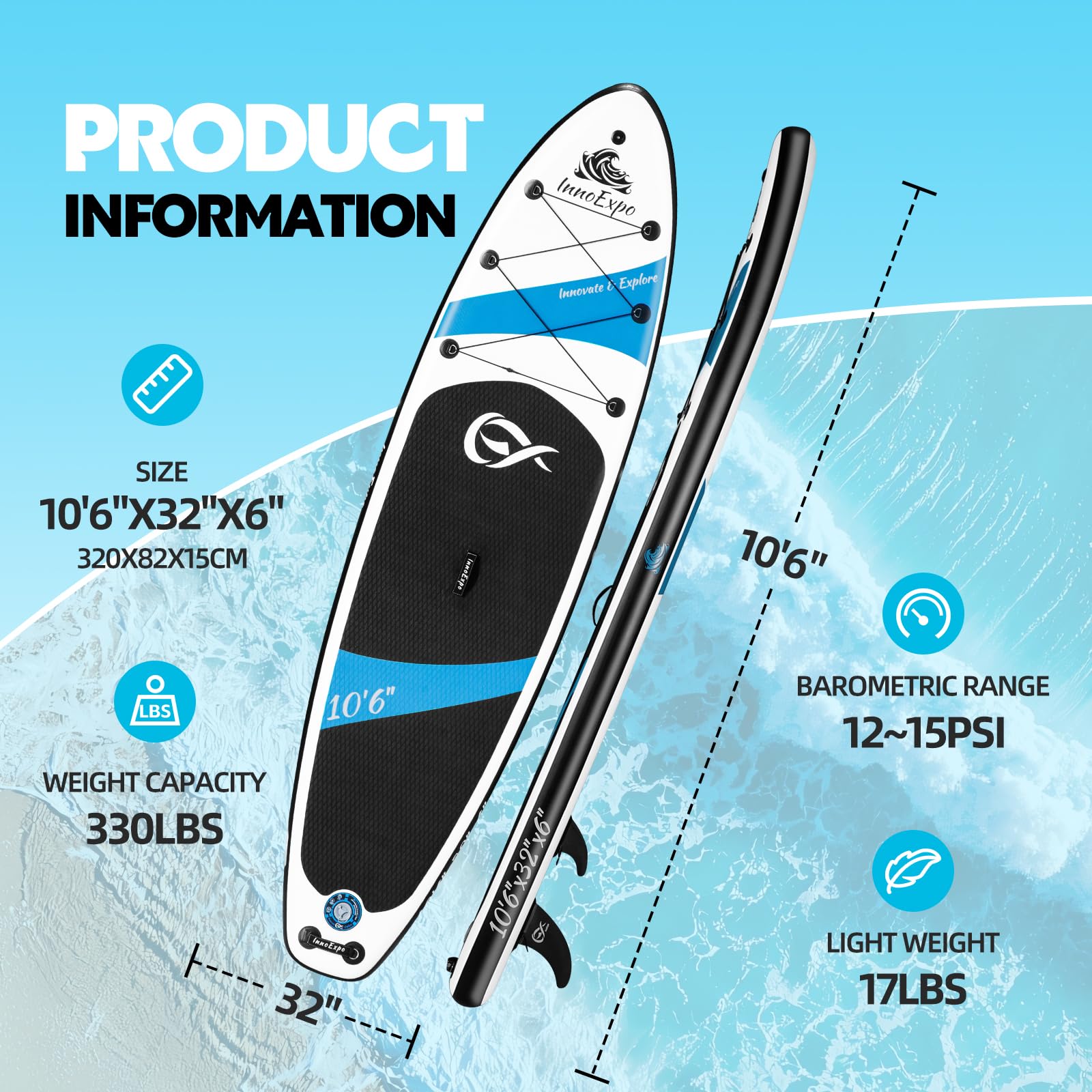 Inflatable SUP Board Set