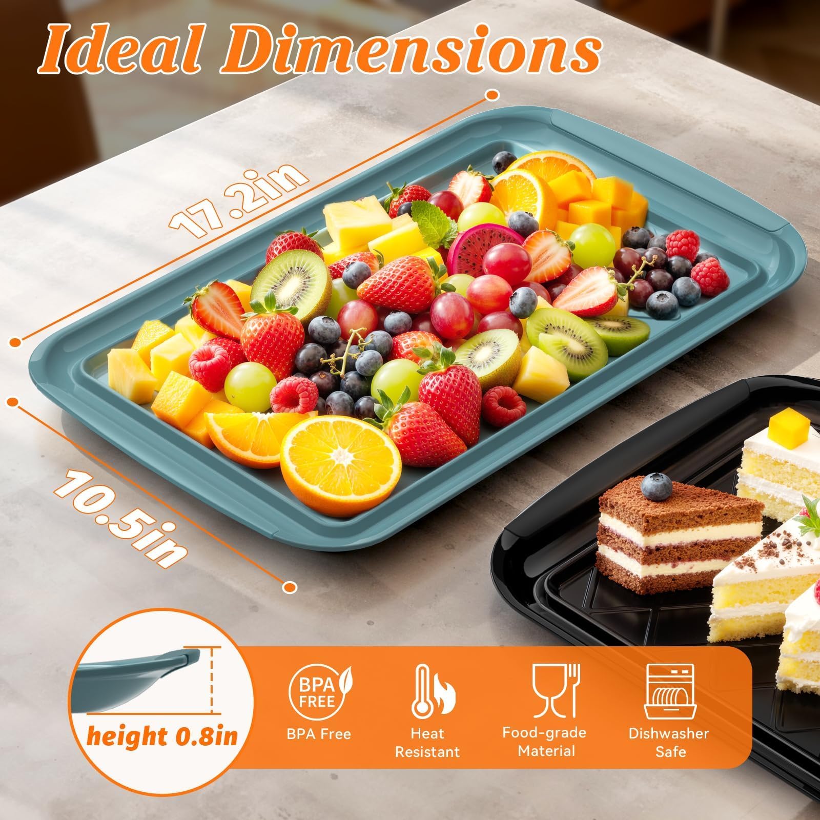 Large Serving Tray Set