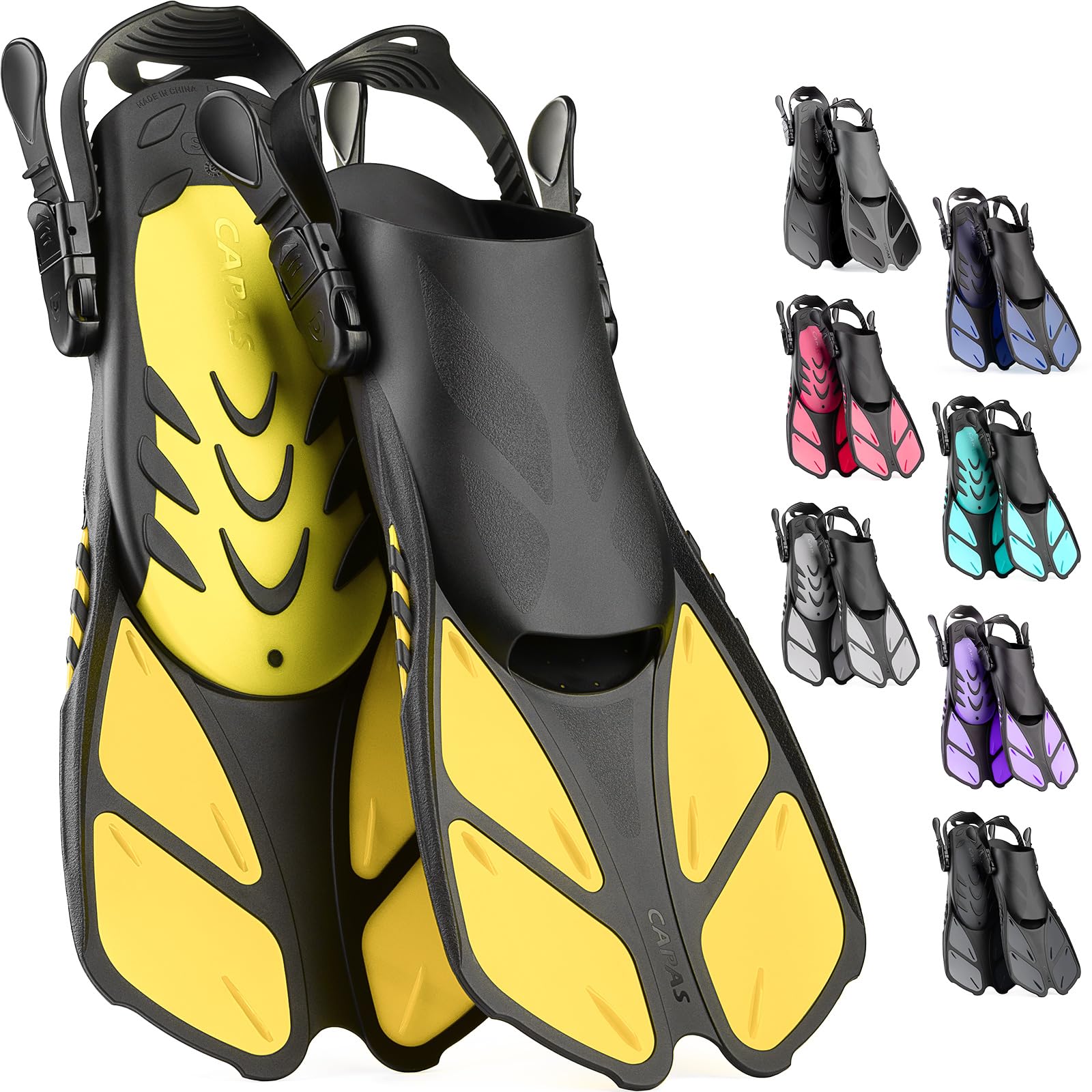 Adjustable Snorkel Swim Fins