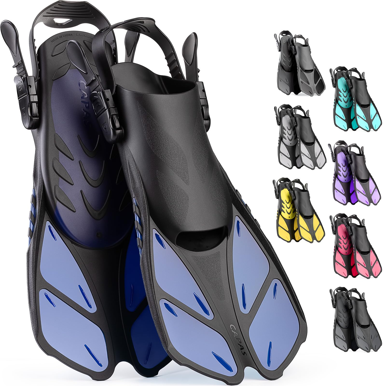 Adjustable Snorkel Swim Fins